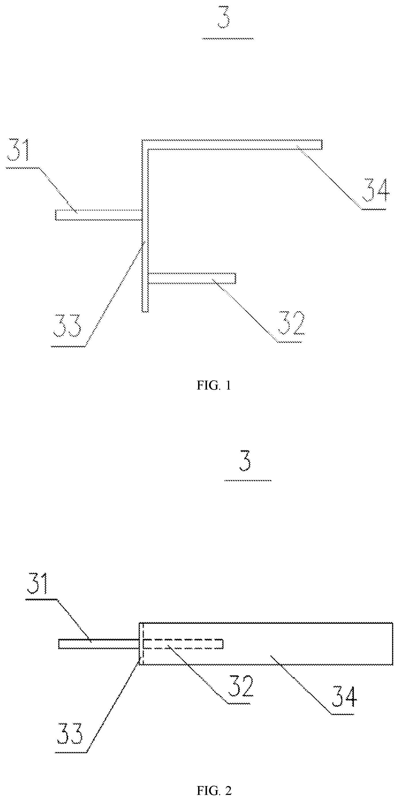 Patent US12098539 — Connection member, ALC batten mounting node structure, and prefabricated mounting method — Figure 1