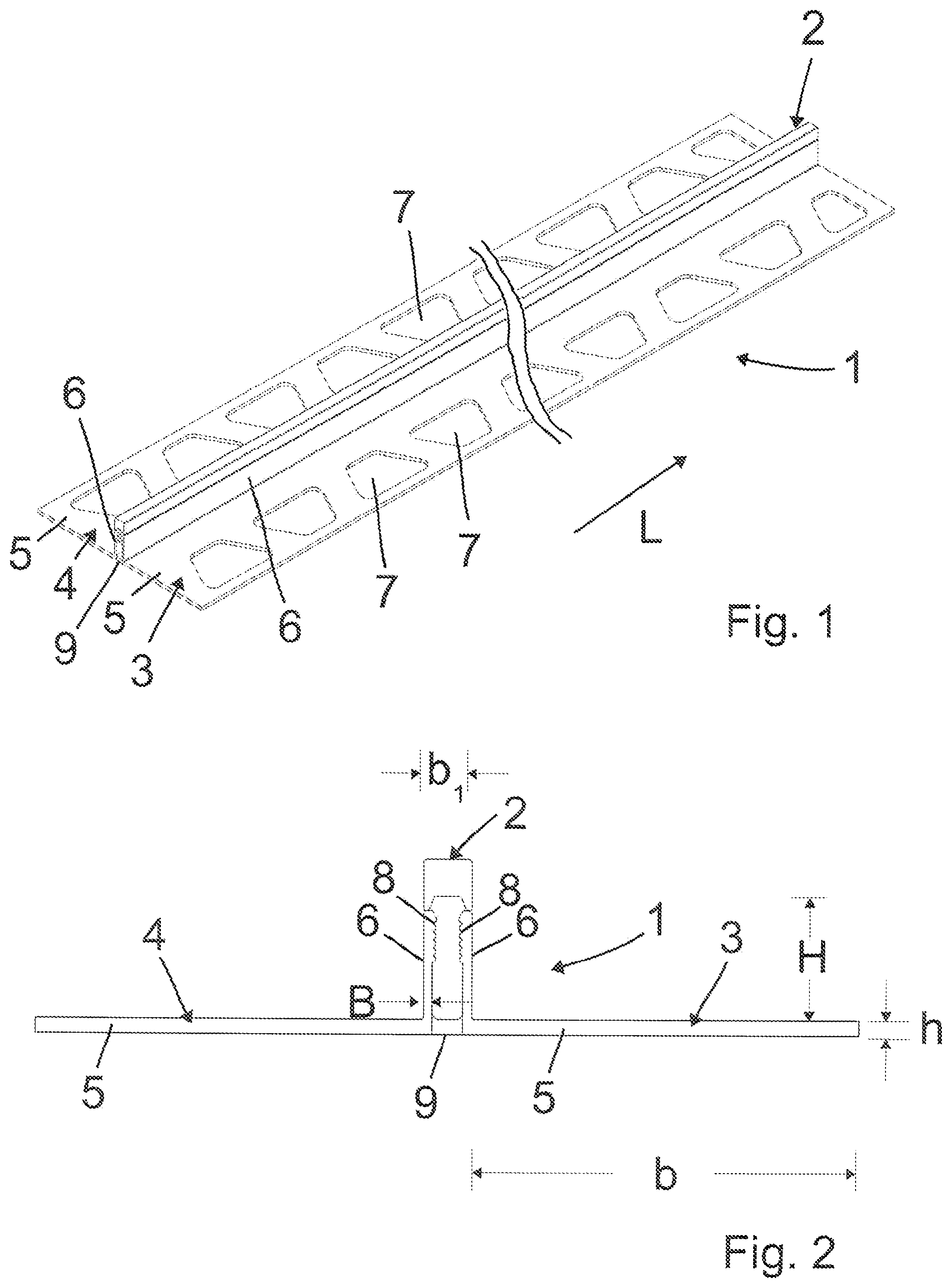 Patent US12098541 — Expansion joint profile system — Figure 1