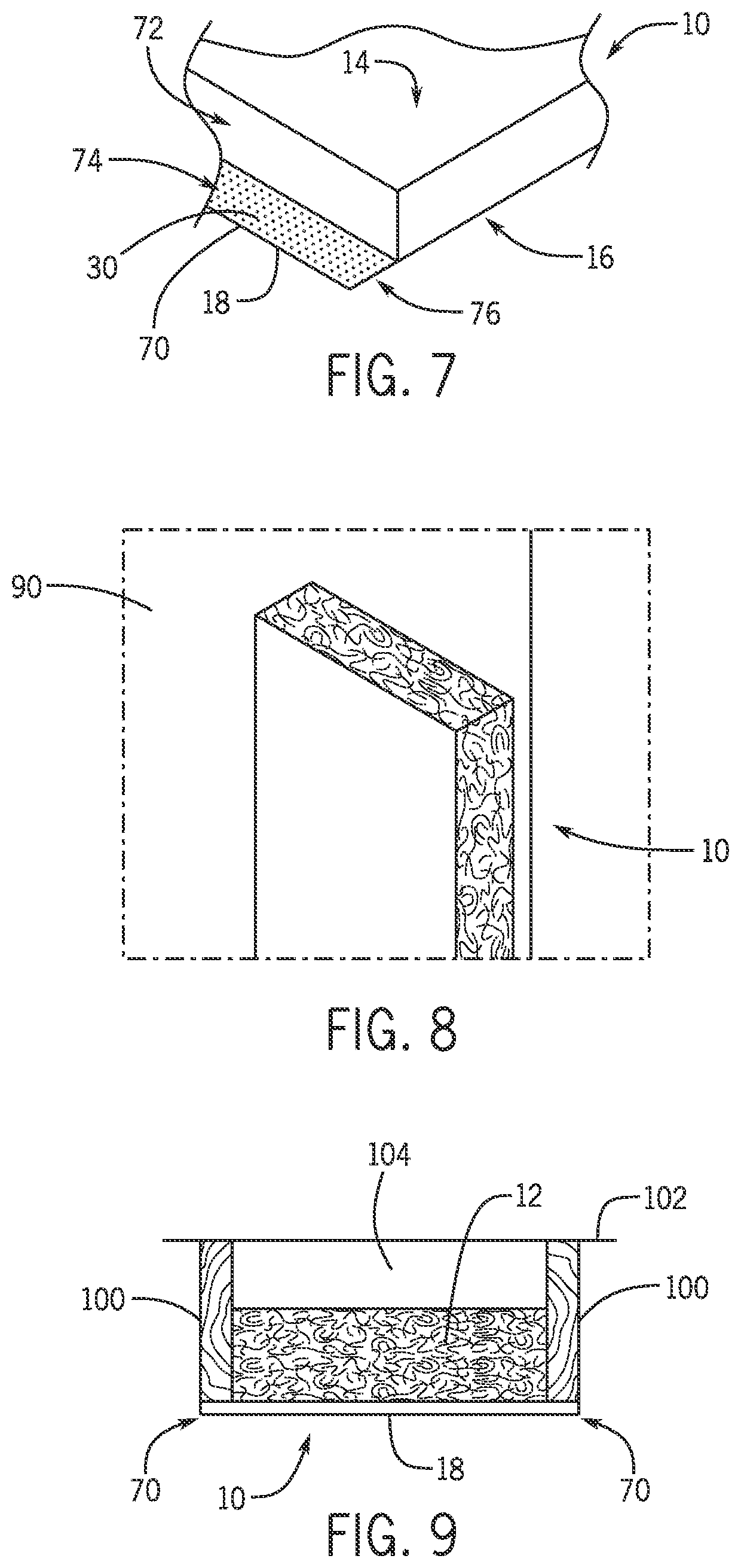 Patent US12098542 Figure 3 – Adhesive mixture used for the purpose of creating water activated stick on insulation