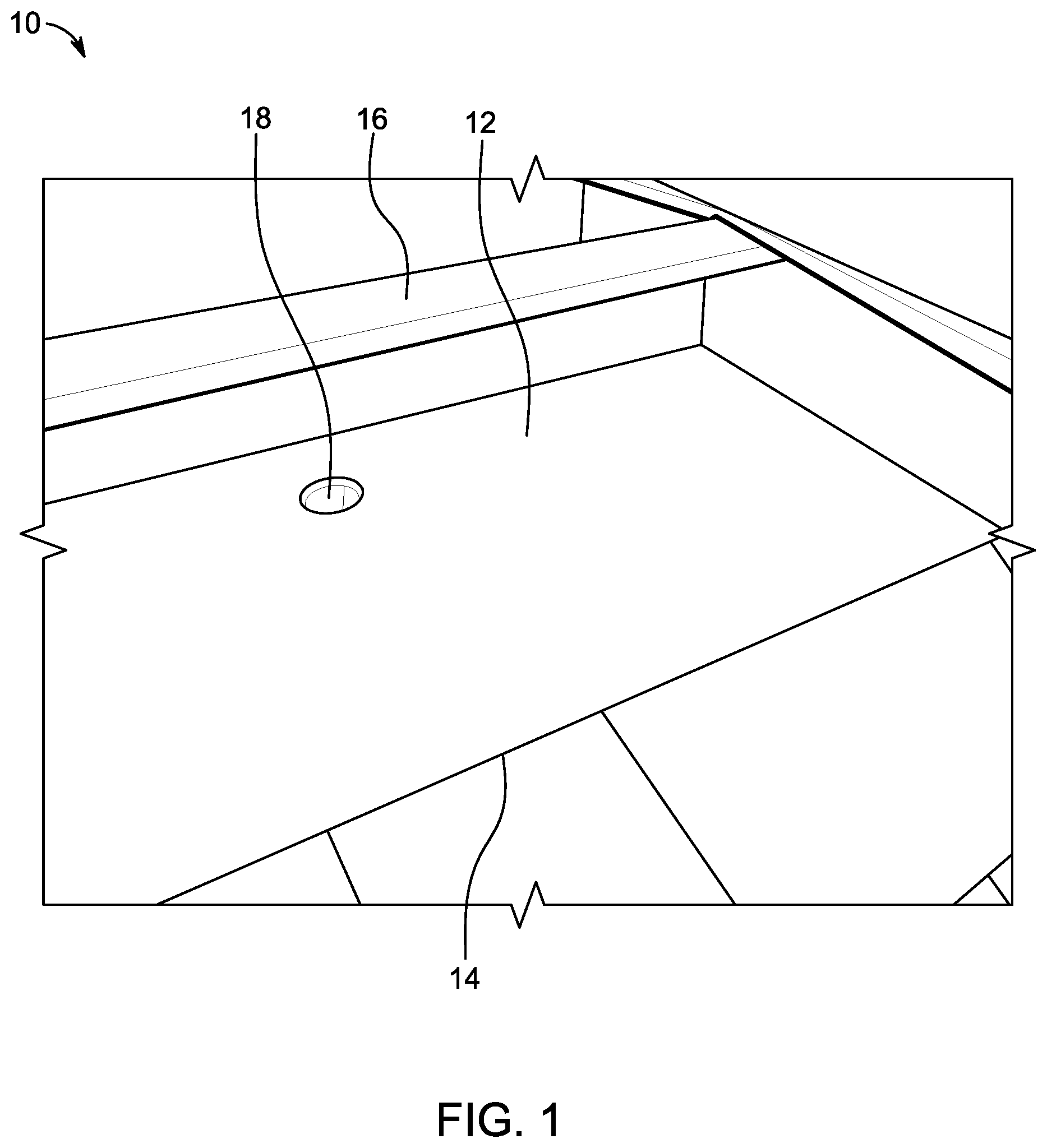 Patent US12098551 — Modular assemblies for gutter guard systems with customizable main bodies — Figure 1