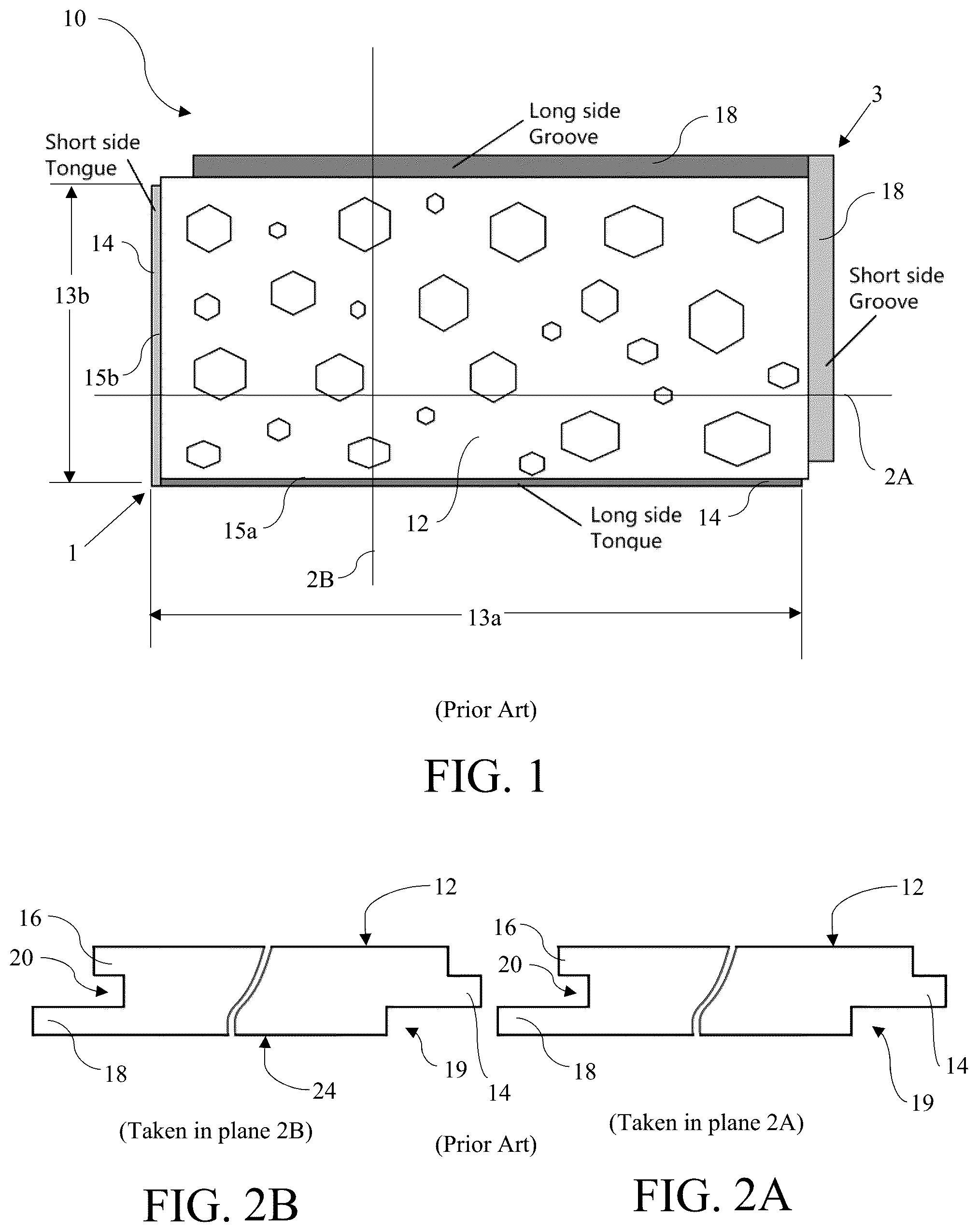Patent US12098559 — Panel locking system and panels therefor — Figure 1