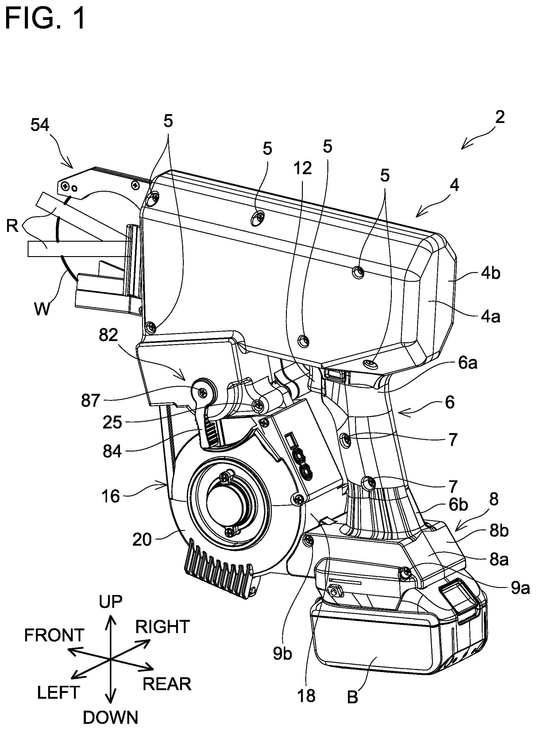 Patent US12098560 — Rebar tying tool — Figure 1