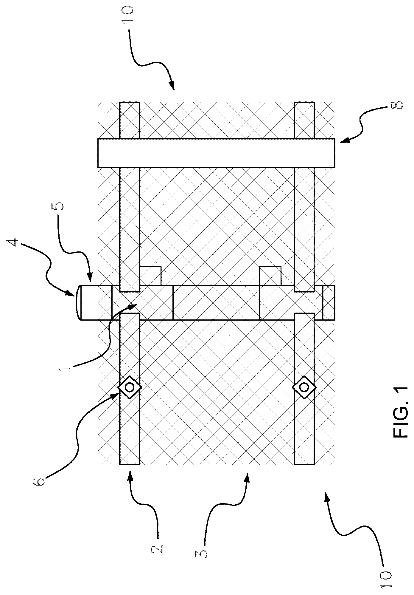 Patent US12098567 — Fencing bracket — Figure 1