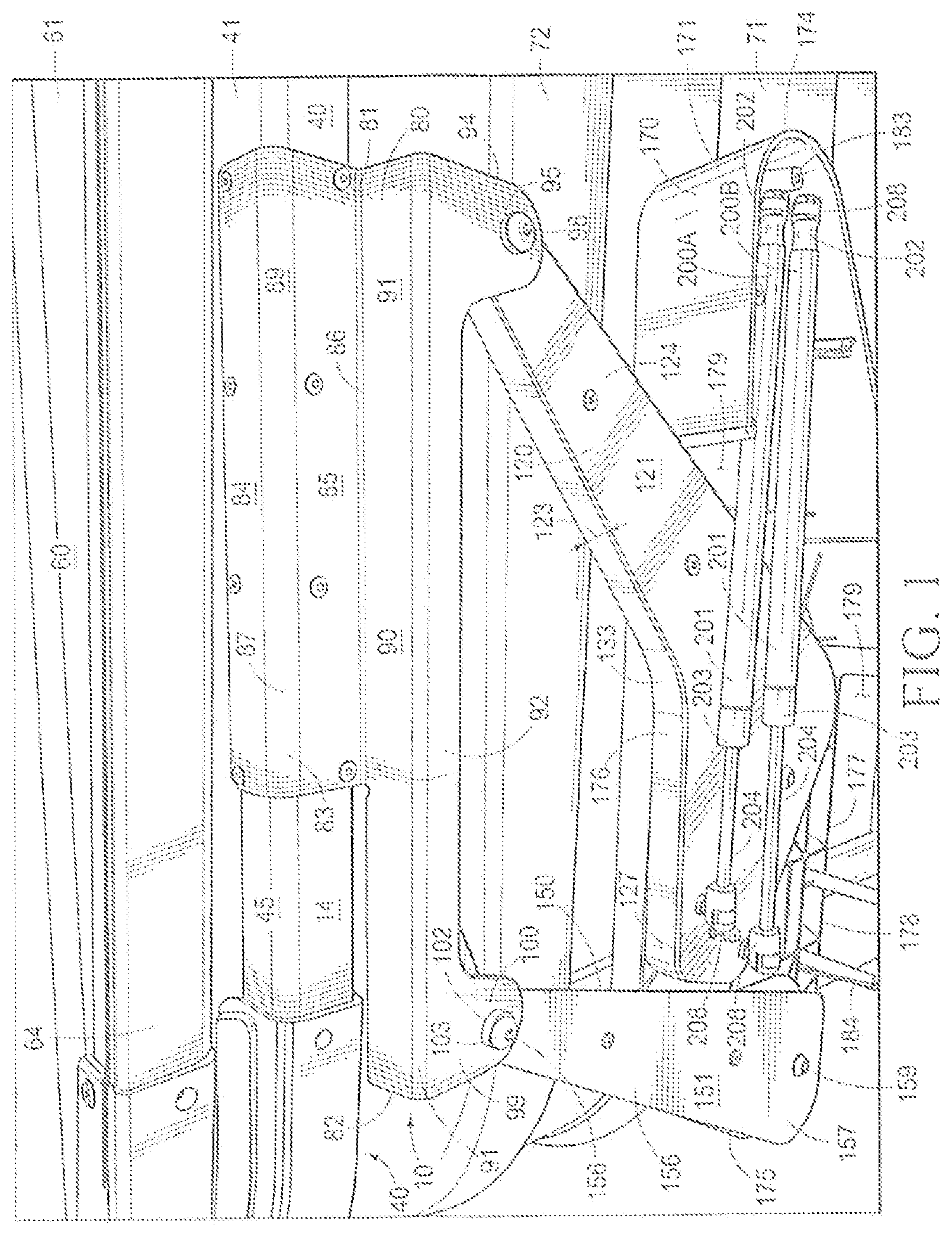 Patent US12098570 — Movement assistance and stowage device for a spa cover — Figure 1