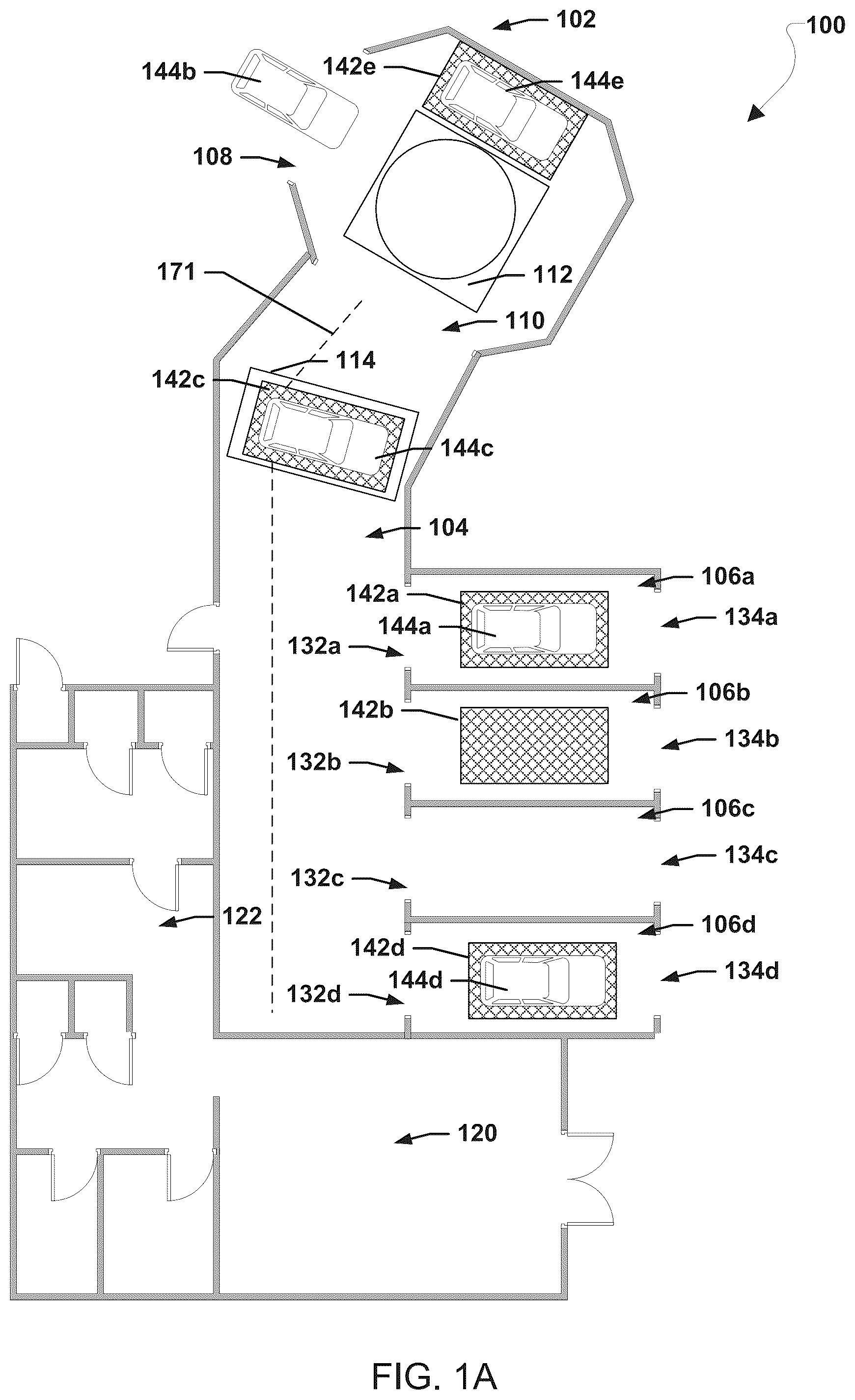 Patent US12098571 — Vehicle vending machine — Figure 1