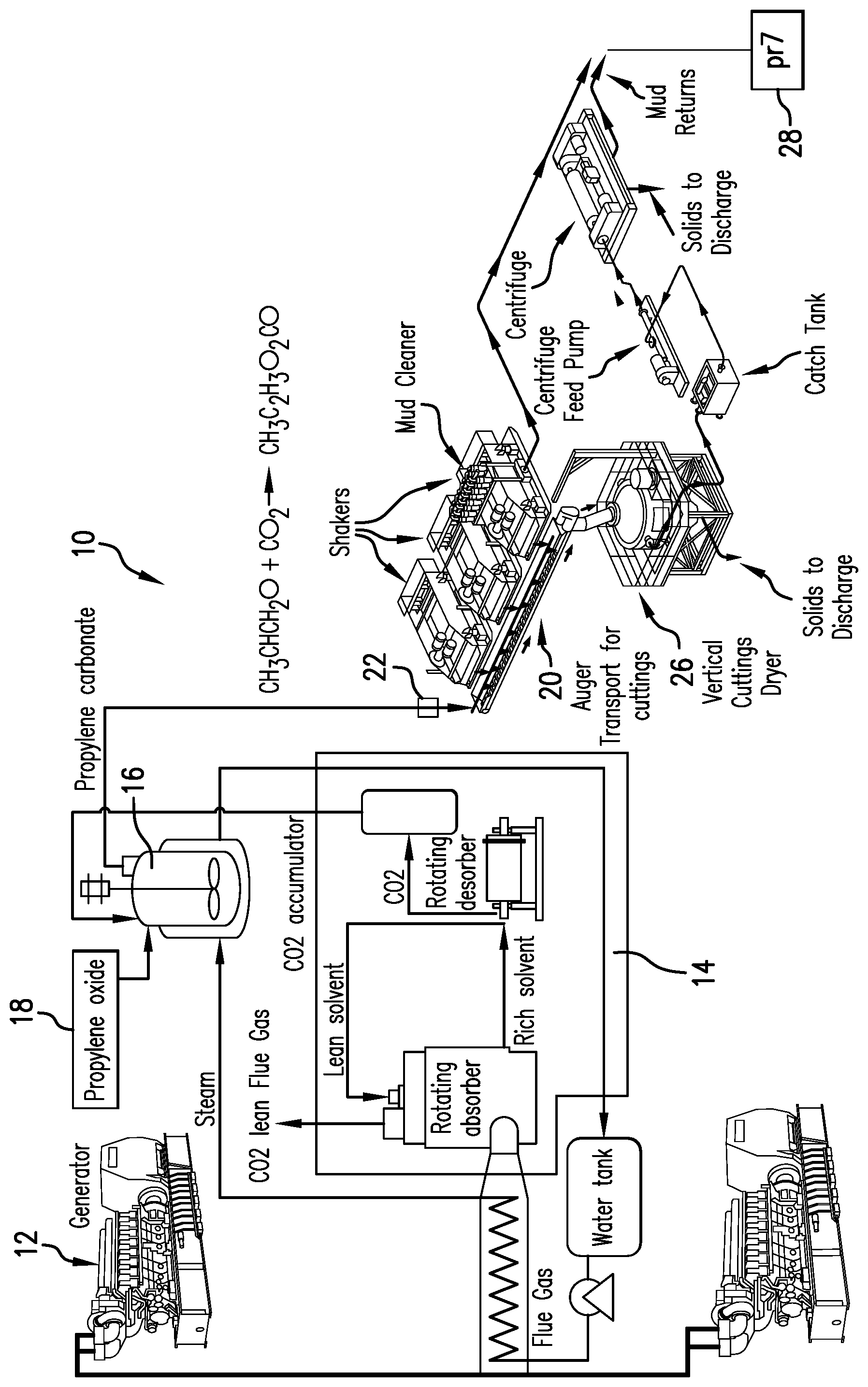 Patent US12098603 — Method and system for managing carbon containing gases — Figure 1