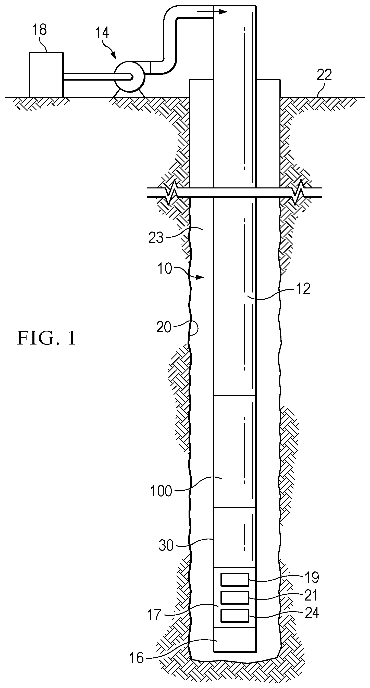 Patent US12098607 — Downhole vibration tool — Figure 1