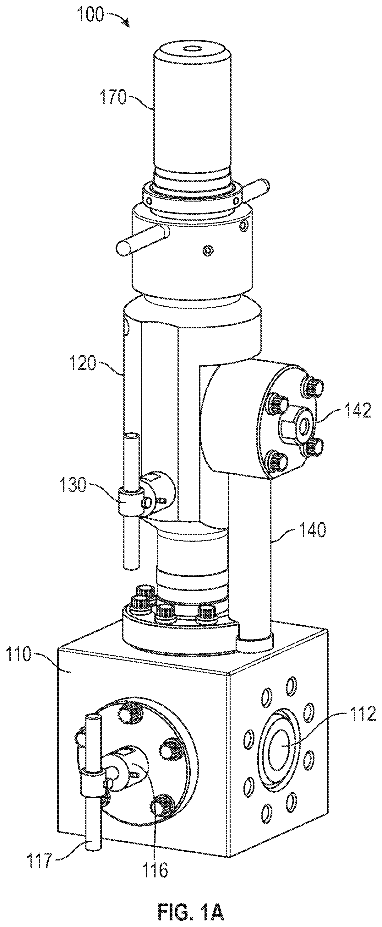 Patent US12098609 — Wellhead flow block and flow control mechanisms — Figure 1