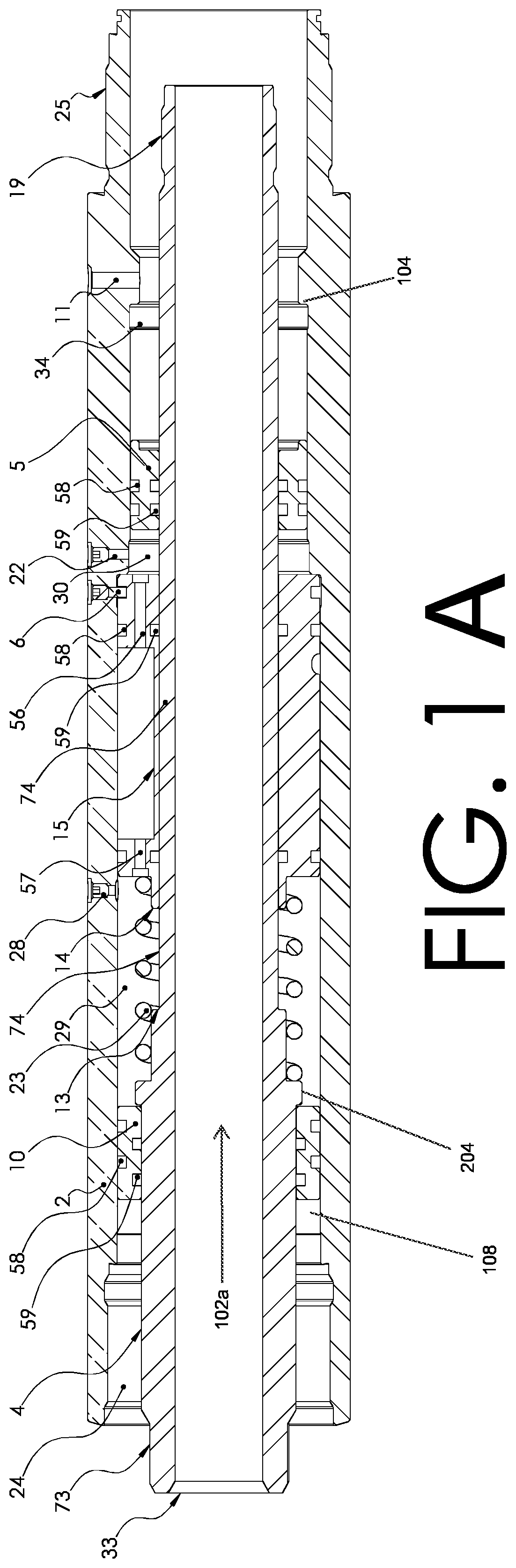Patent US12098616 — Hydraulically locked tool — Figure 1