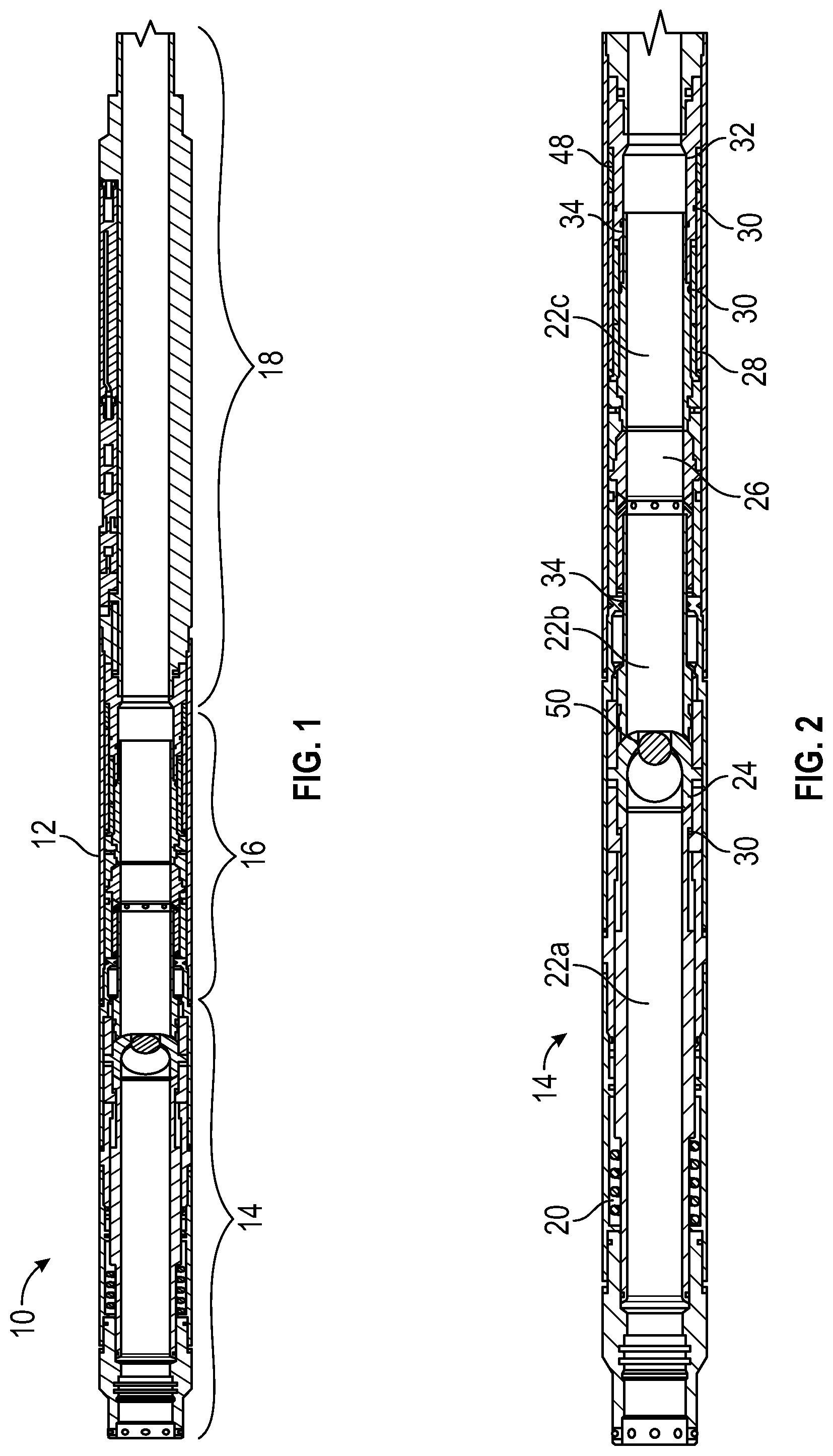 Patent US12098617 — Dual ball seat system — Figure 1