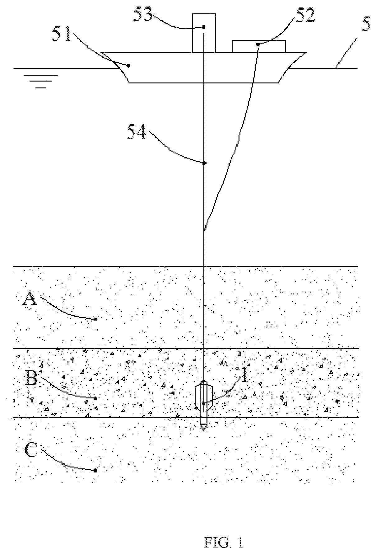Patent US12098622 — Self-entry exploitation device and method for marine natural gas hydrates — Figure 1