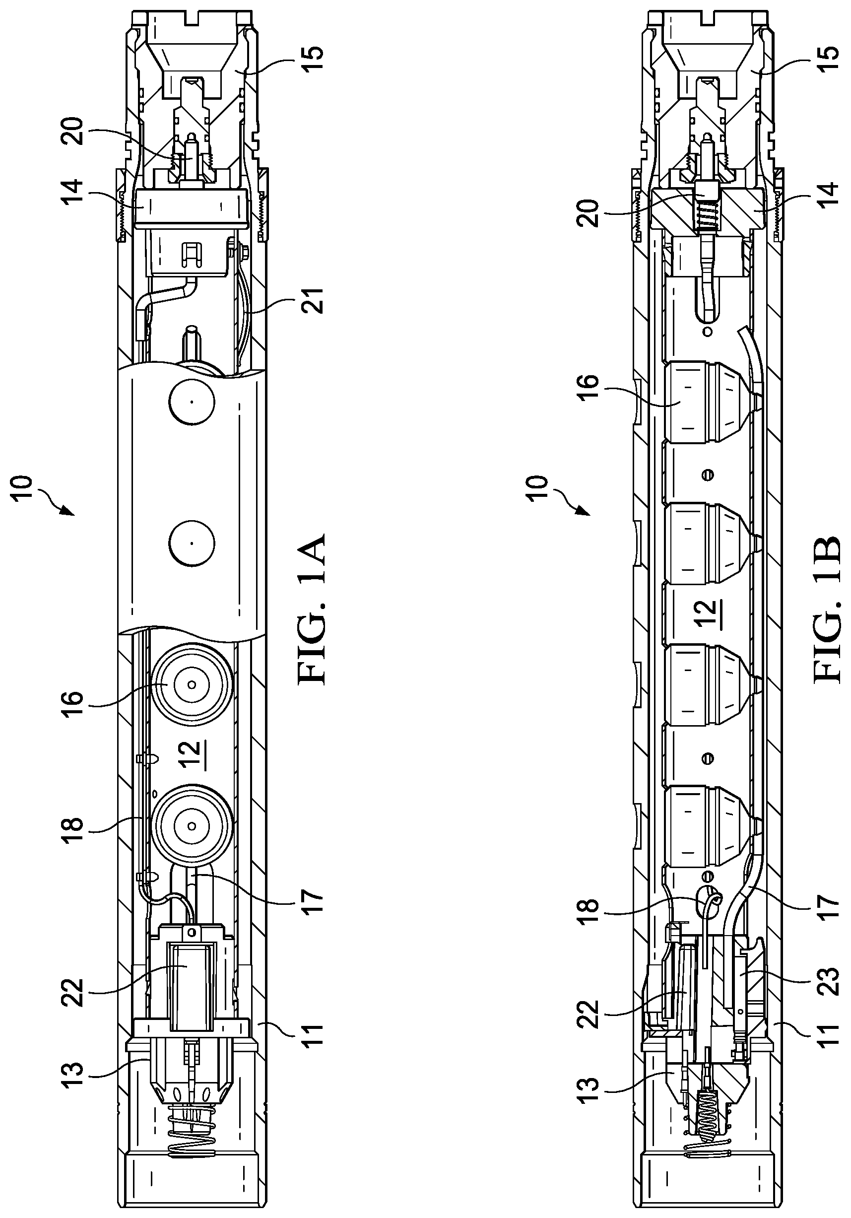 Patent US12098624 Figure 1 – Orientation detecting switch and perforating gun