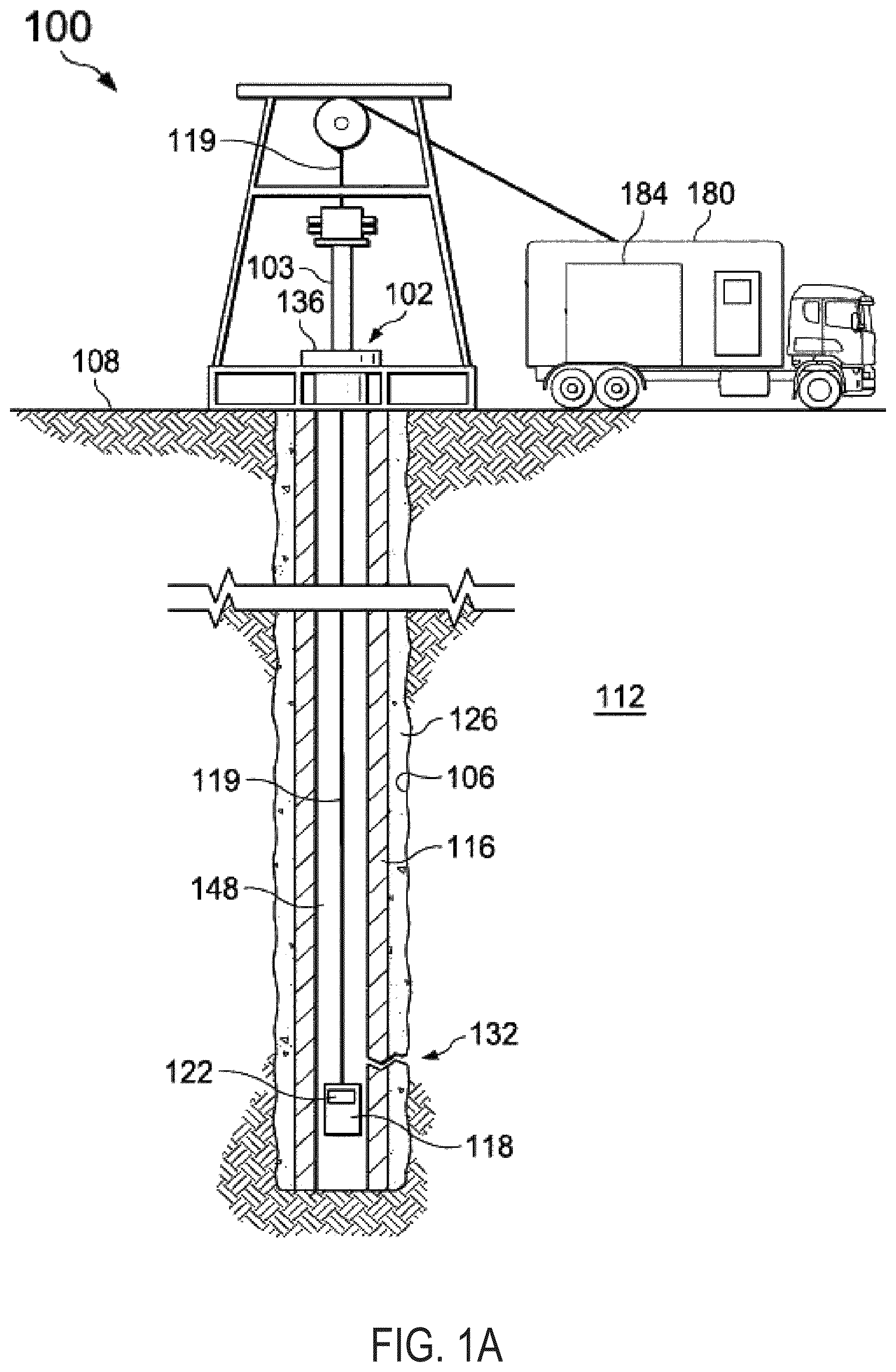 Patent US12098630 — Movement noise suppression in a moving array for downhole leakage localization — Figure 1