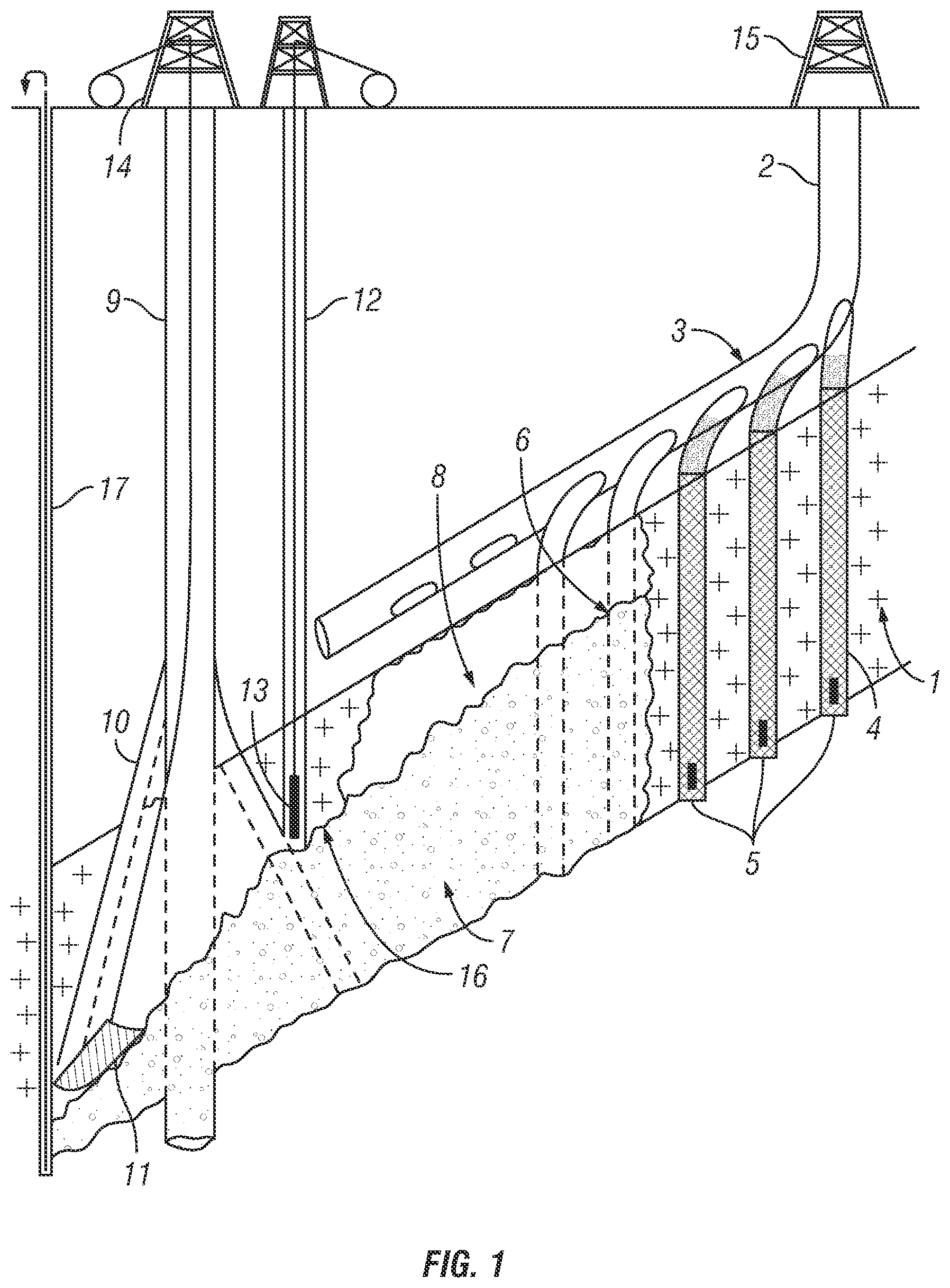 Patent US12098636 — Underground mining methods via boreholes and multilateral blast-holes — Figure 1