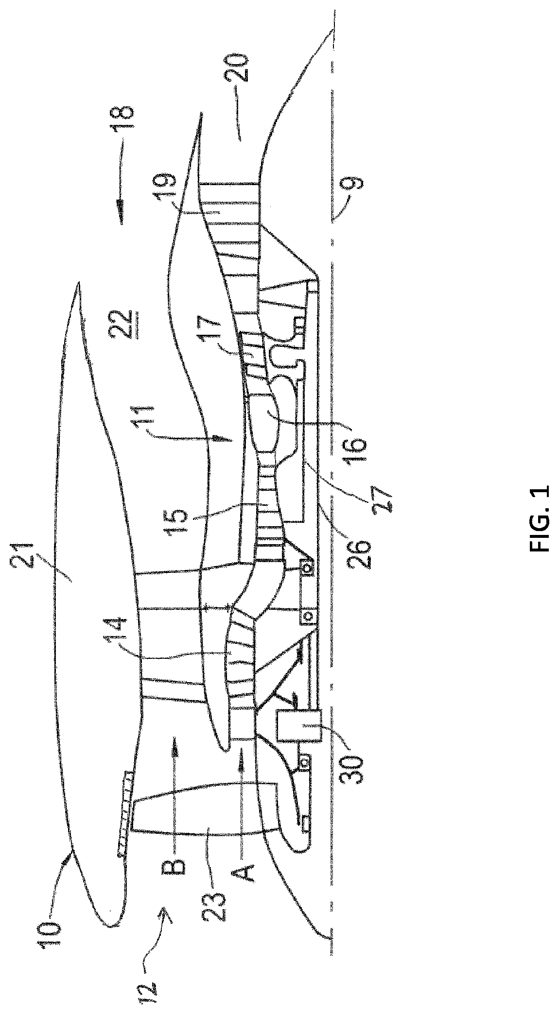 Patent US12098651 — Aerofoil shaping method — Figure 1