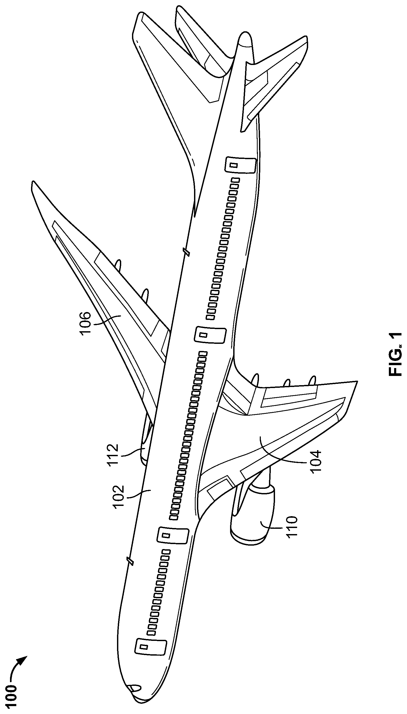 Patent US12098682 — Power transfer systems and methods for aircraft engines — Figure 1