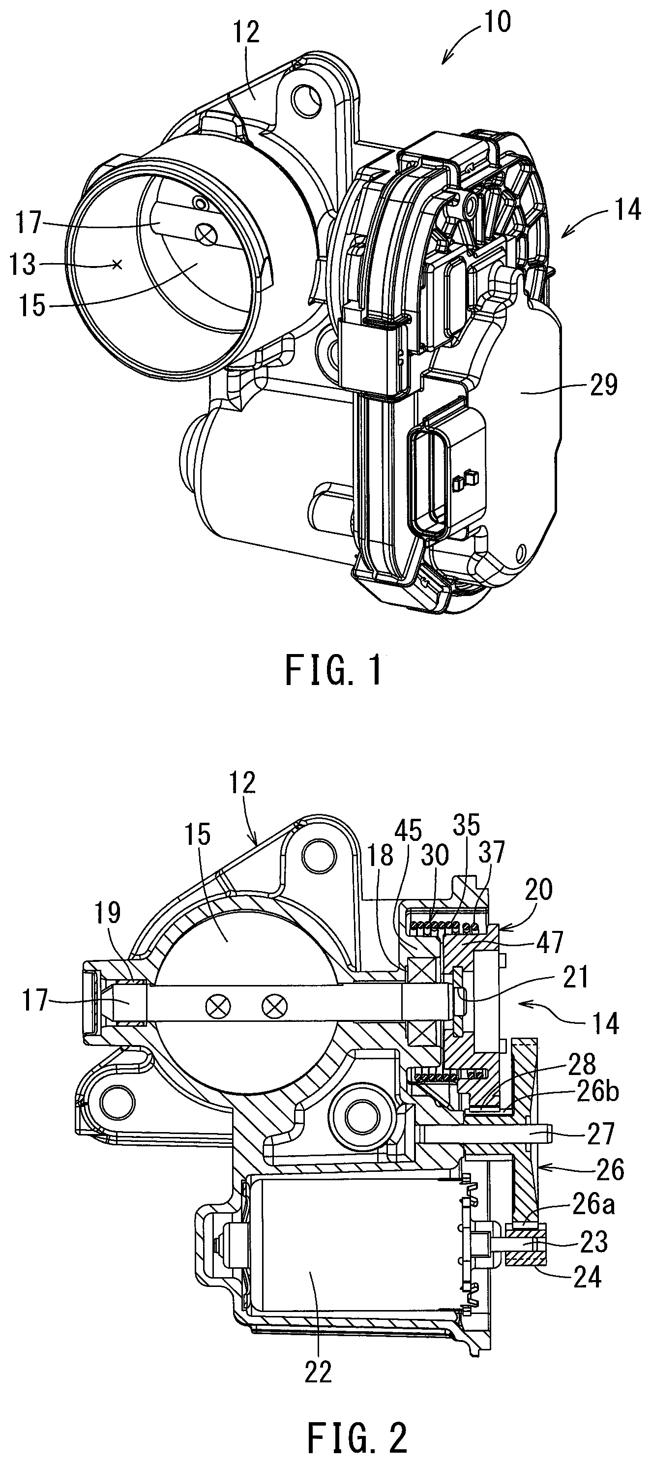 Patent US12098689 Figure 1 – Throttle device