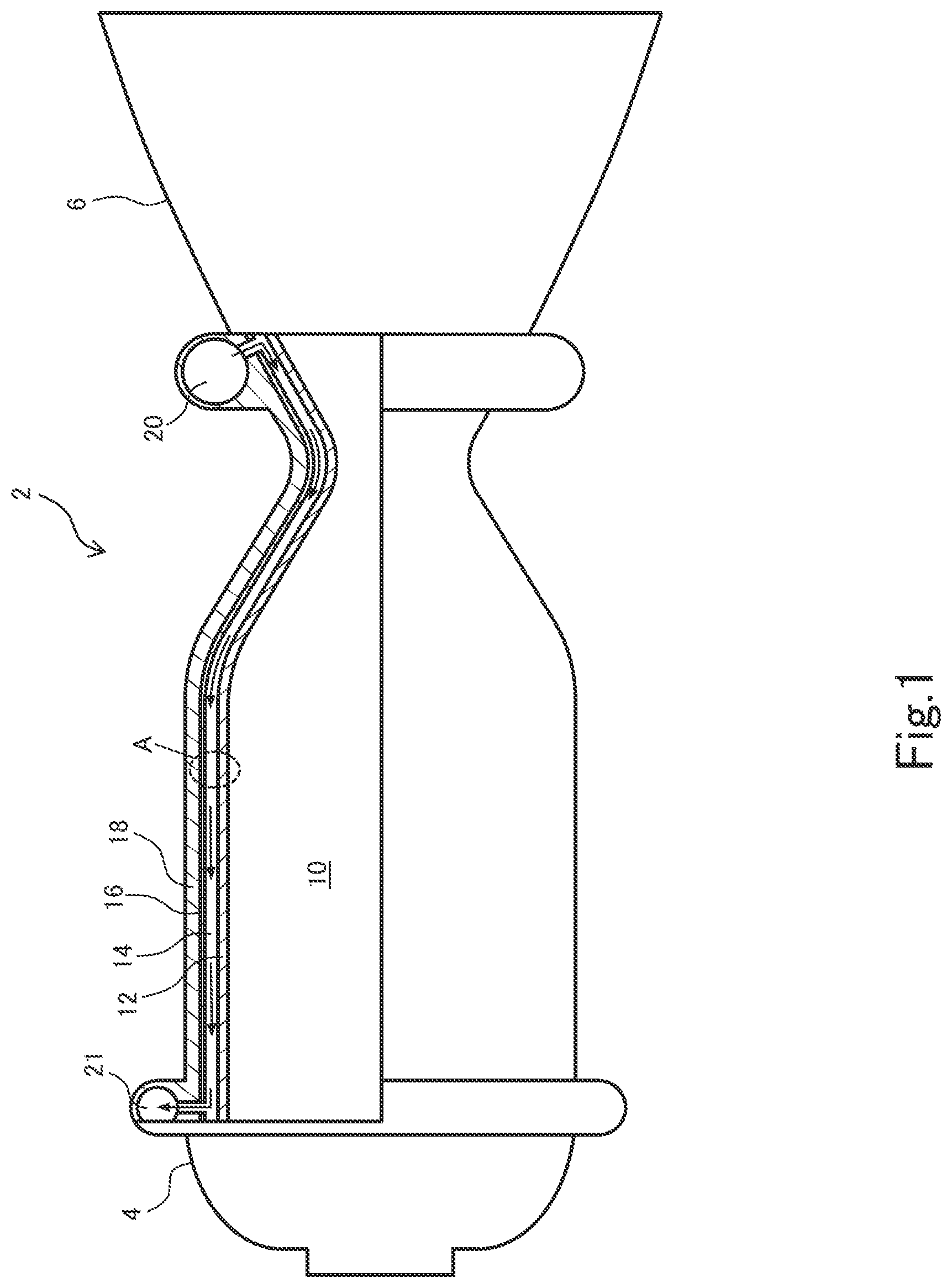 Patent US12098691 — Combustor for rocket engine and method for manufacturing it — Figure 1