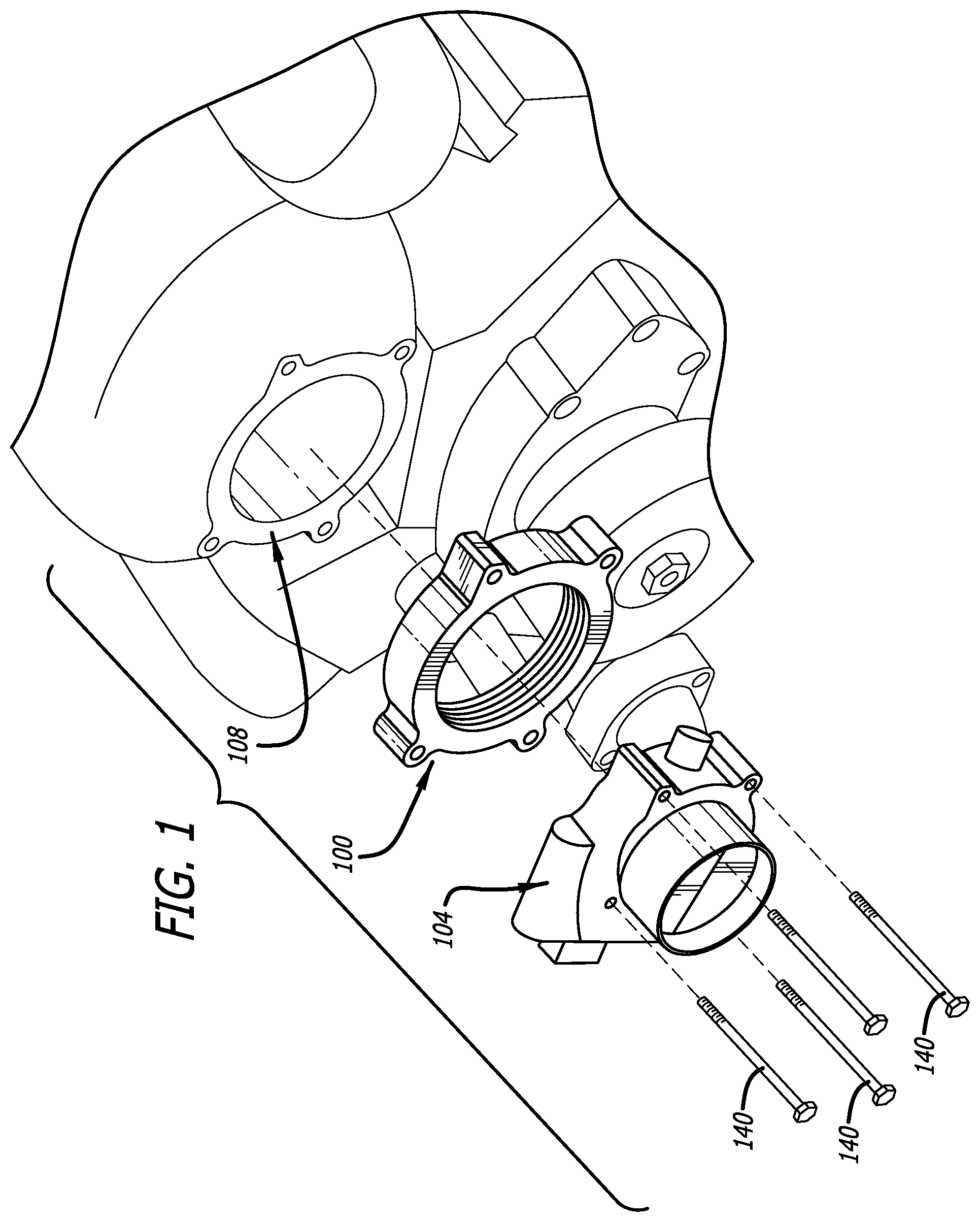 Patent US12098694 — Throttle body spacer — Figure 1