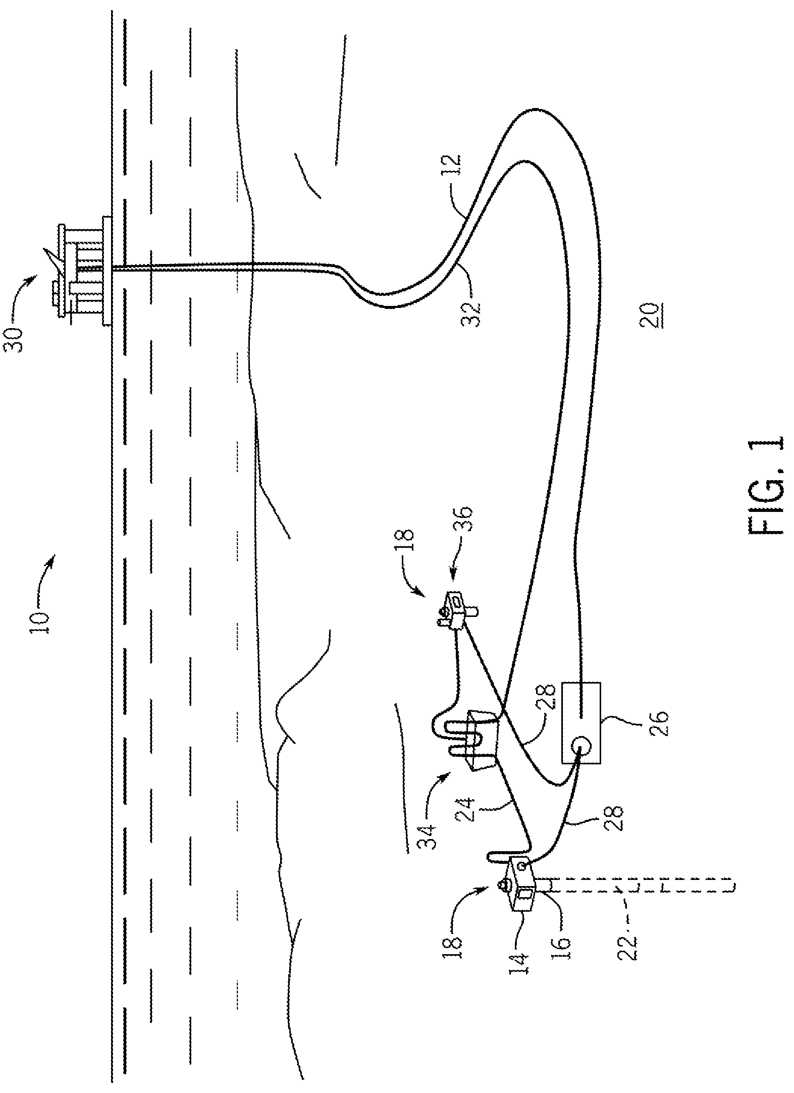 Patent US12098710 — Geothermal power systems and methods for subsea systems — Figure 1
