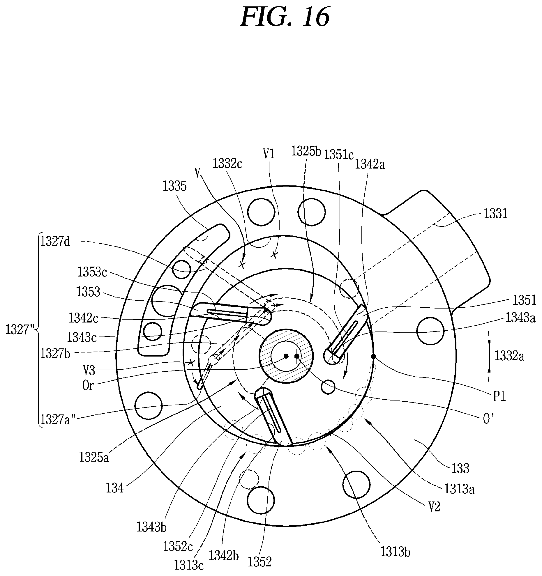 Patent US12098718 Figure 16 – Rotary compressor