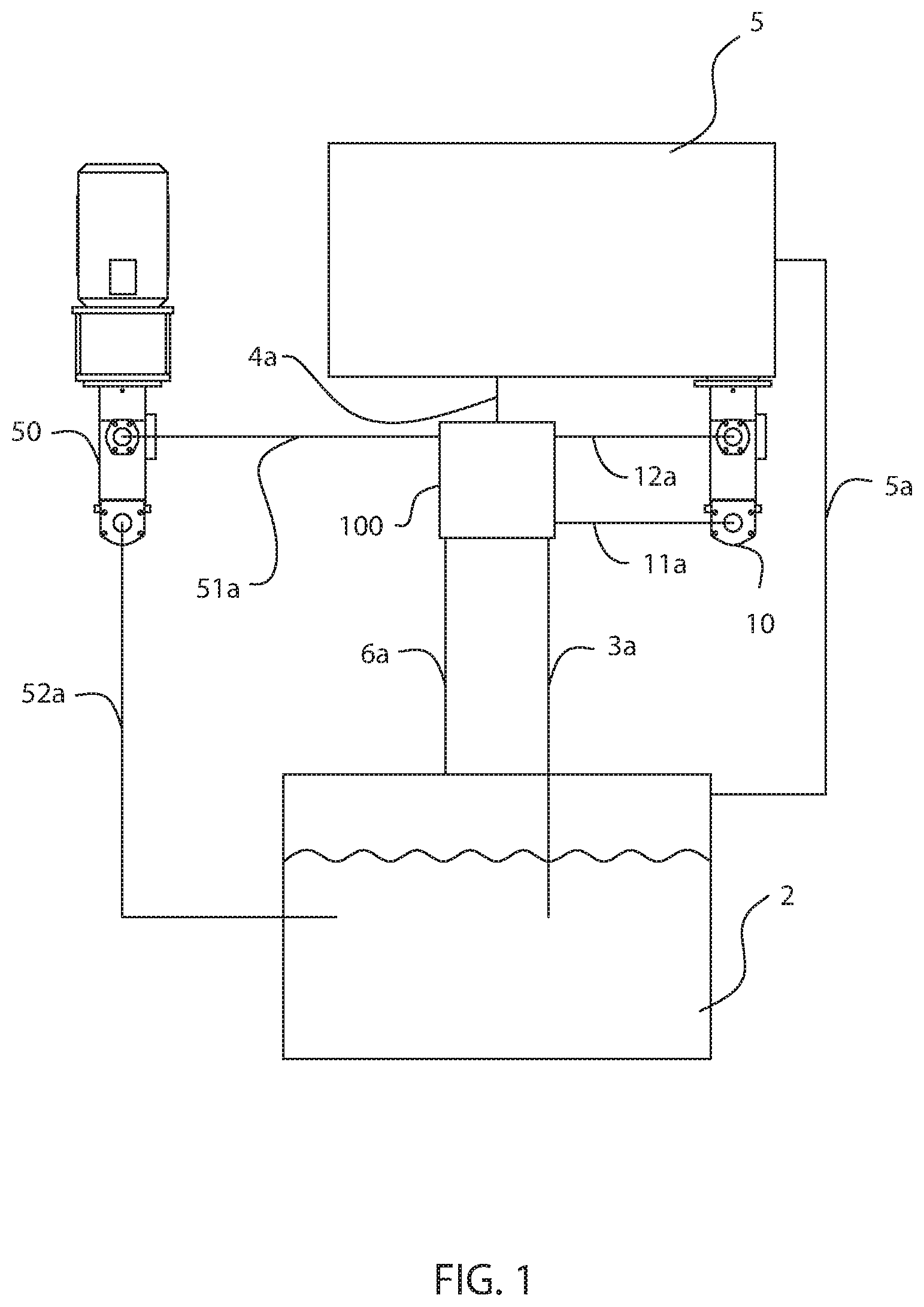 Patent US12098727 — Integrated oil system manifold — Figure 1