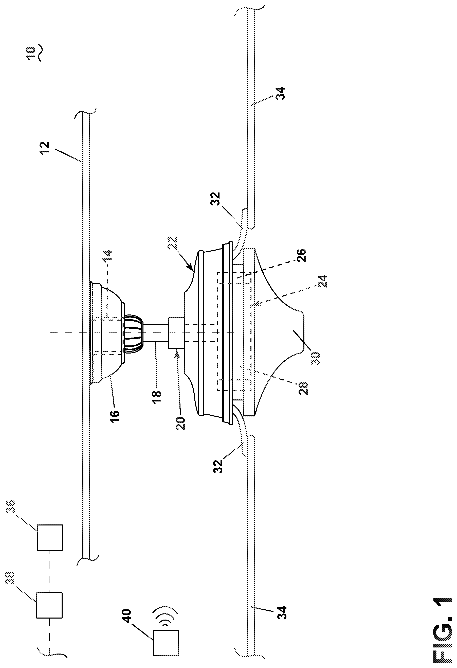 Patent US12098729 — Ceiling fan blade — Figure 1