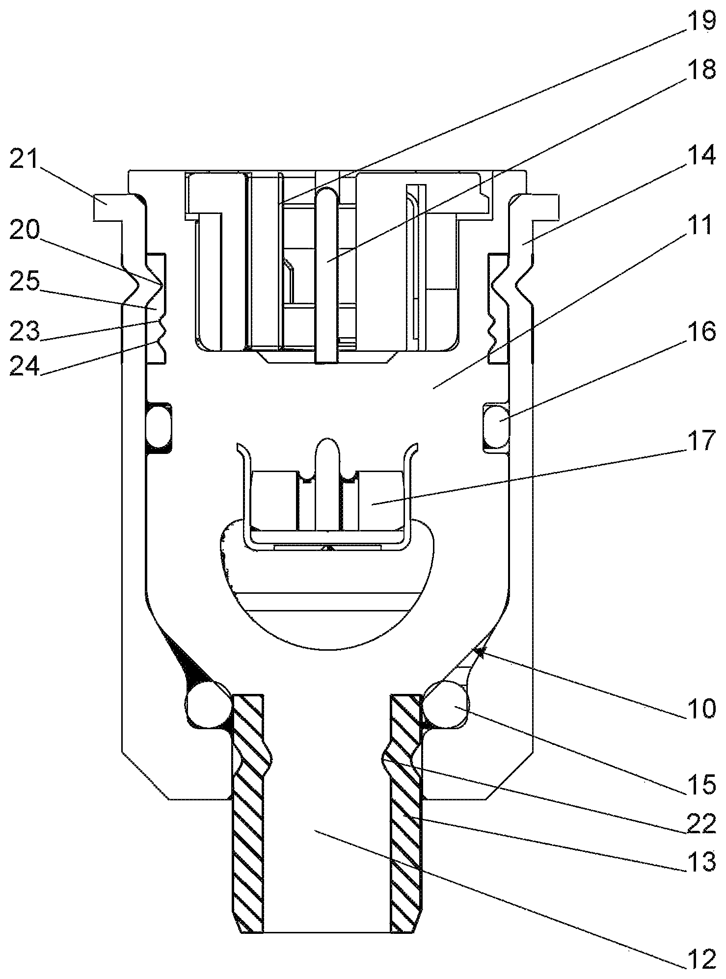 Patent US12098735 — Pyrotechnic actuator — Figure 1
