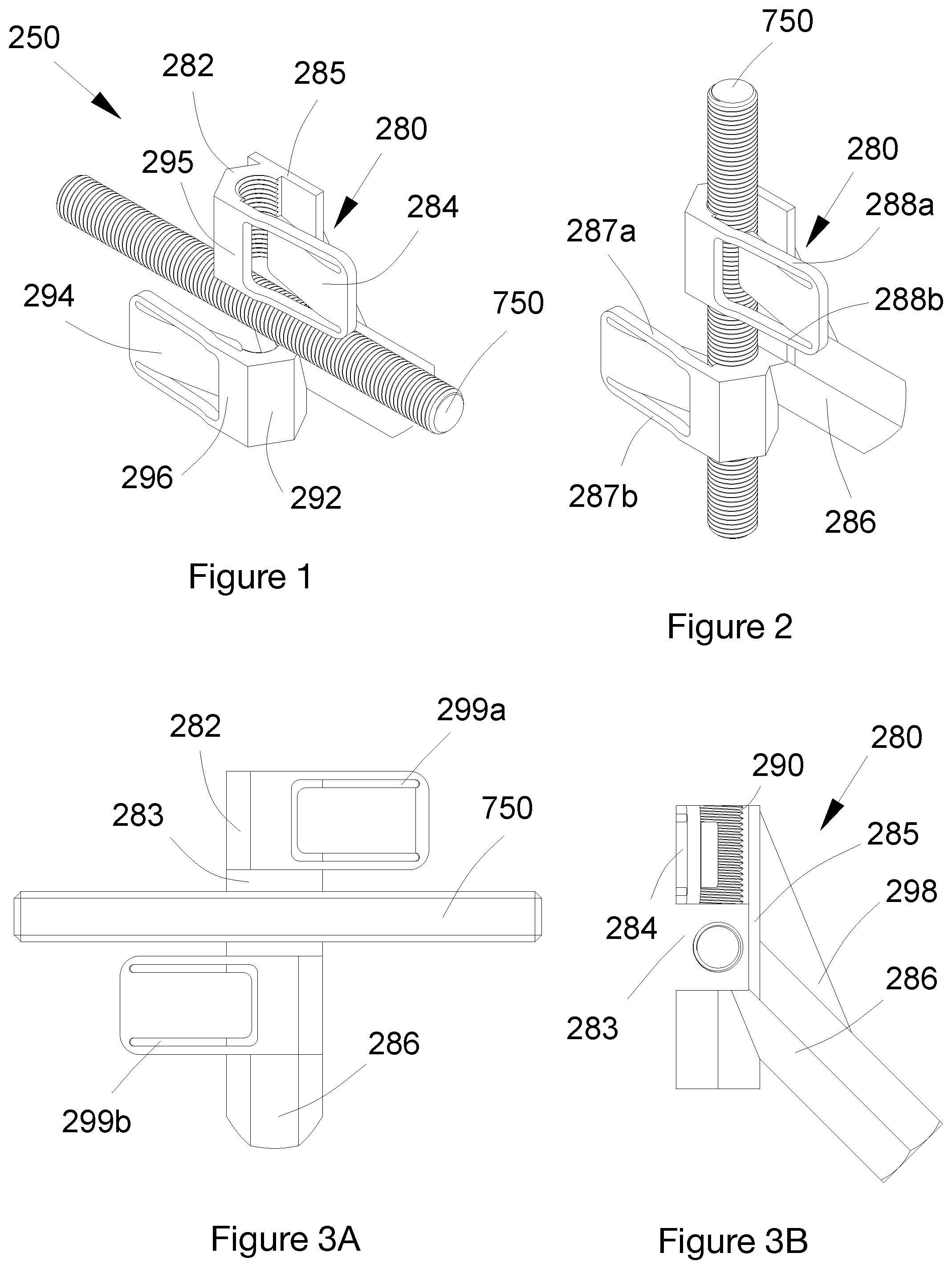 Patent US12098743 — Angled threaded rod coupling having mountable pass-through coupler and improvements thereof — Figure 1