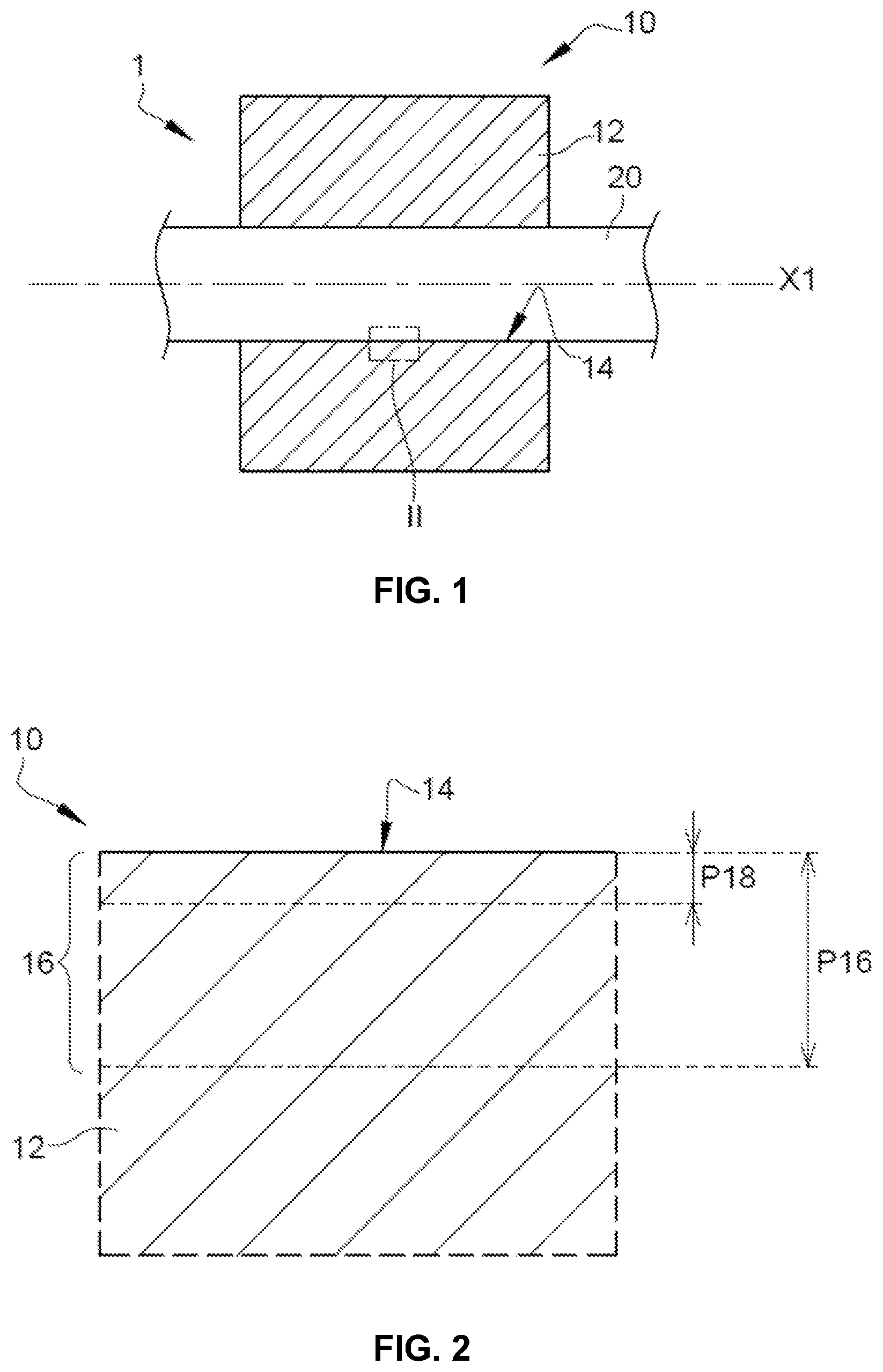 Patent US12098744 — Guiding member, mechanical system comprising such a guiding member, and method for producing such a guiding member — Figure 1