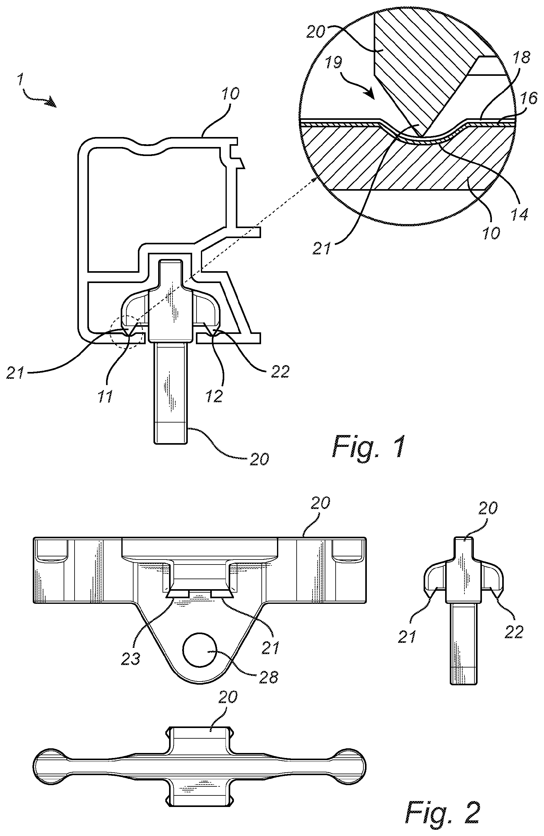 Patent US12098747 — Low friction slide member — Figure 1