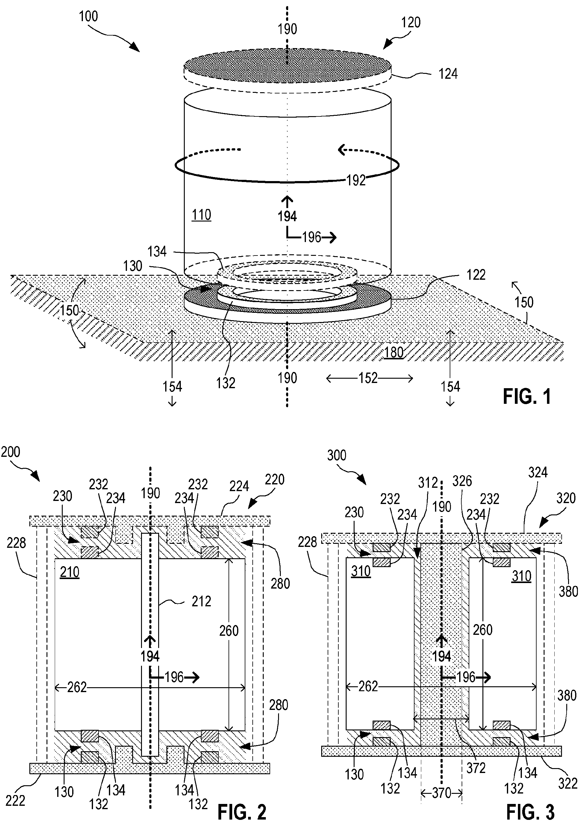 Patent US12098748 — Magnetic bearings for flywheel rotor levitation with radial stabilization — Figure 1