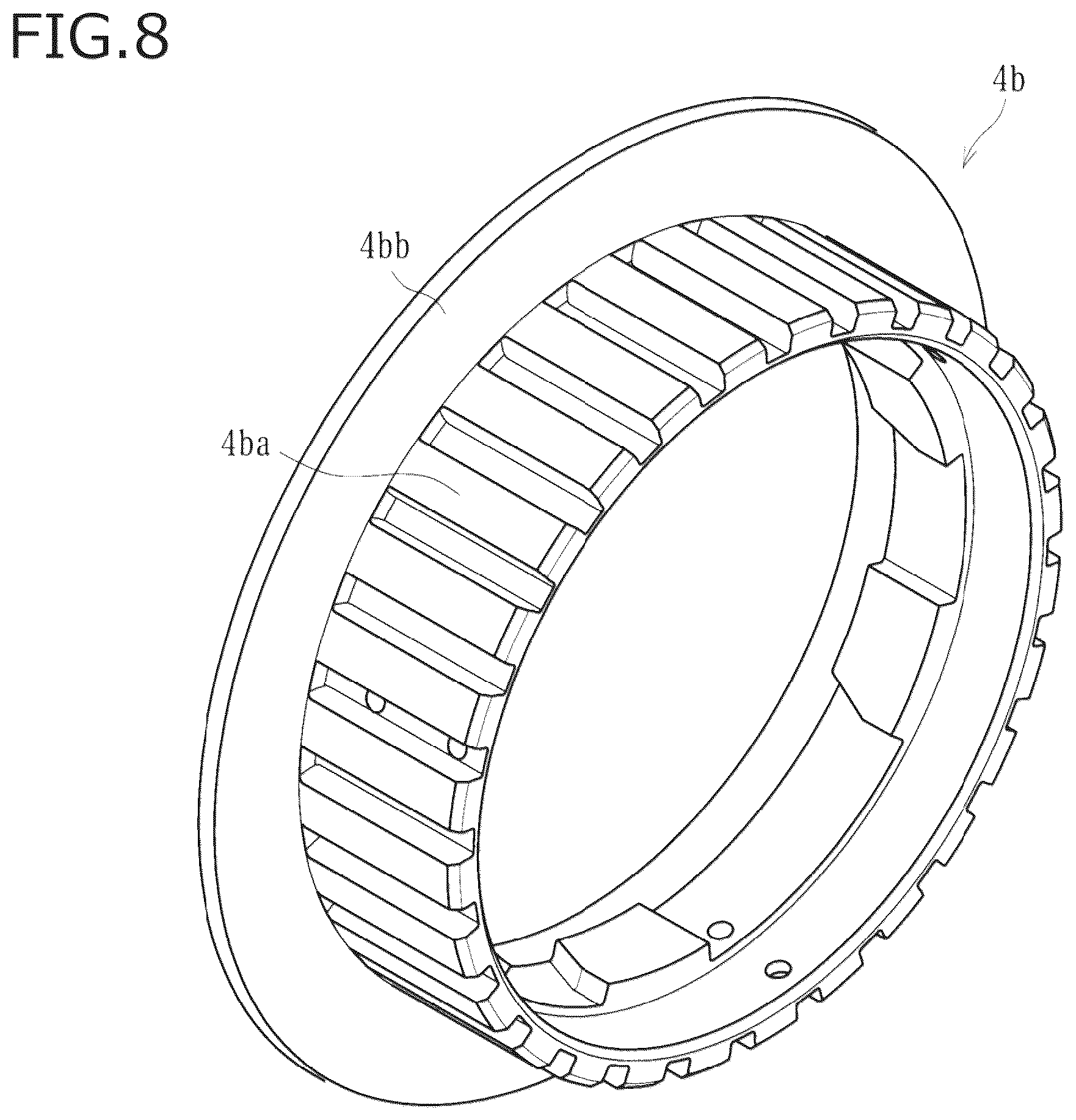 Patent US12098754 Figure 8 – Power transmission apparatus