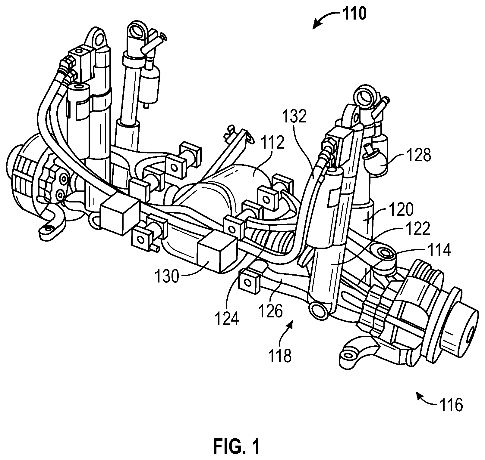 Patent US12098757 — Limiting system for a vehicle suspension component — Figure 1