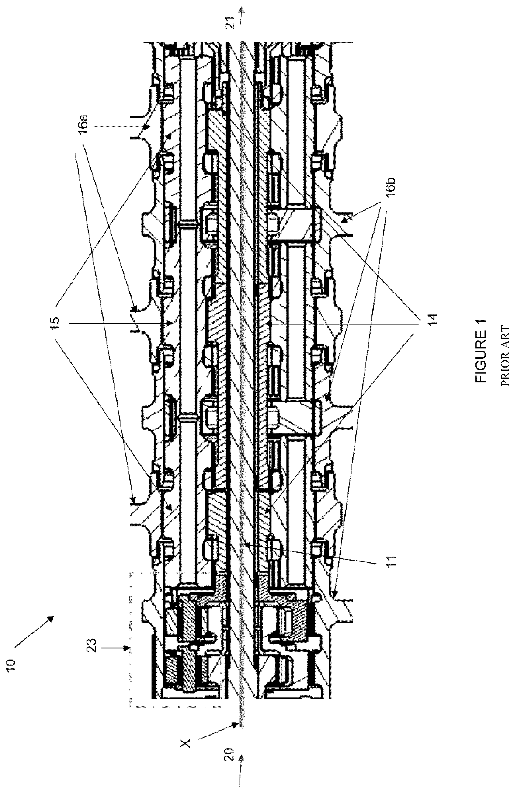 Patent US12098758 — Thin wing multi slice RGA on leading edge — Figure 1