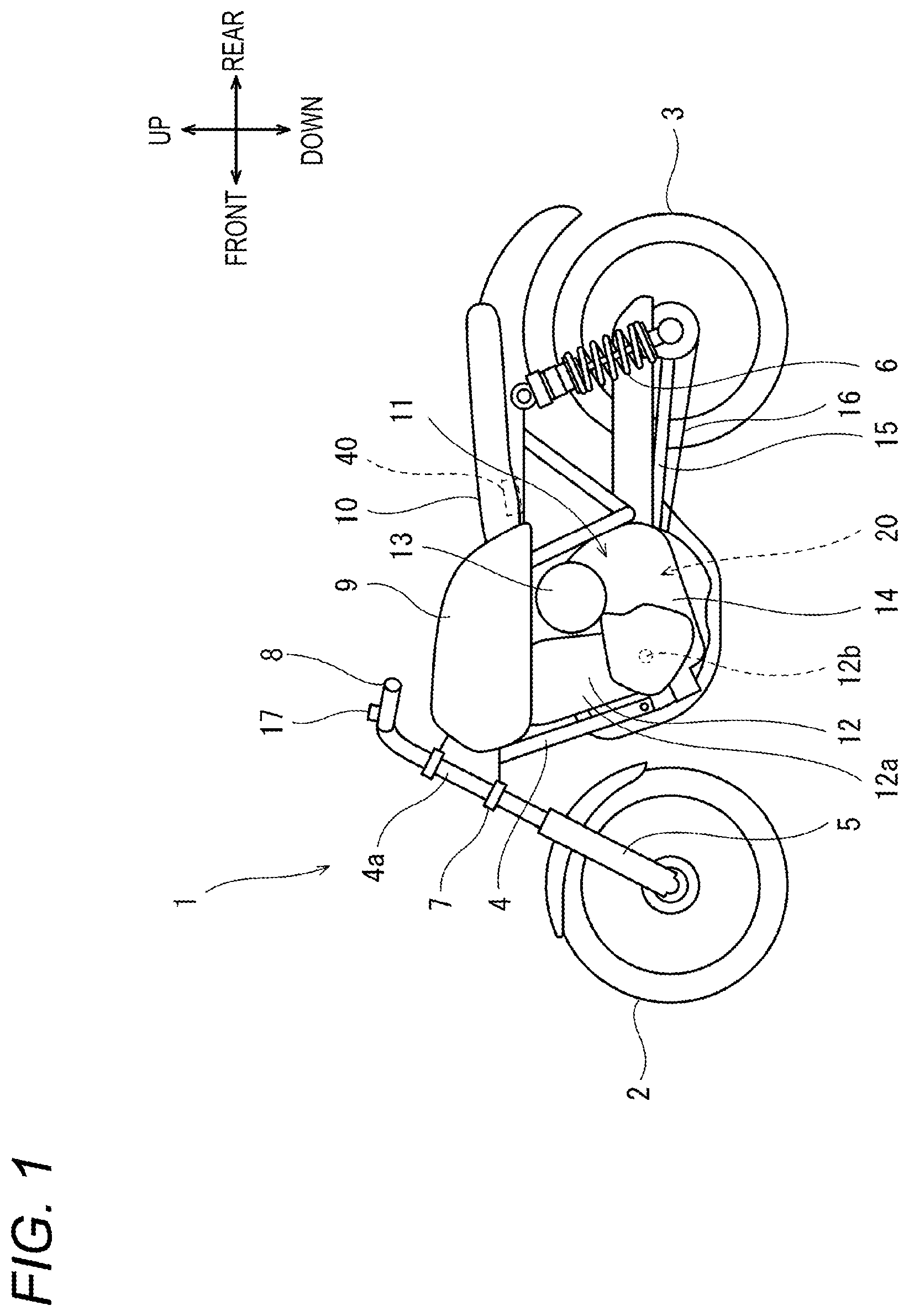 Patent US12098769 — Transmission control device — Figure 1