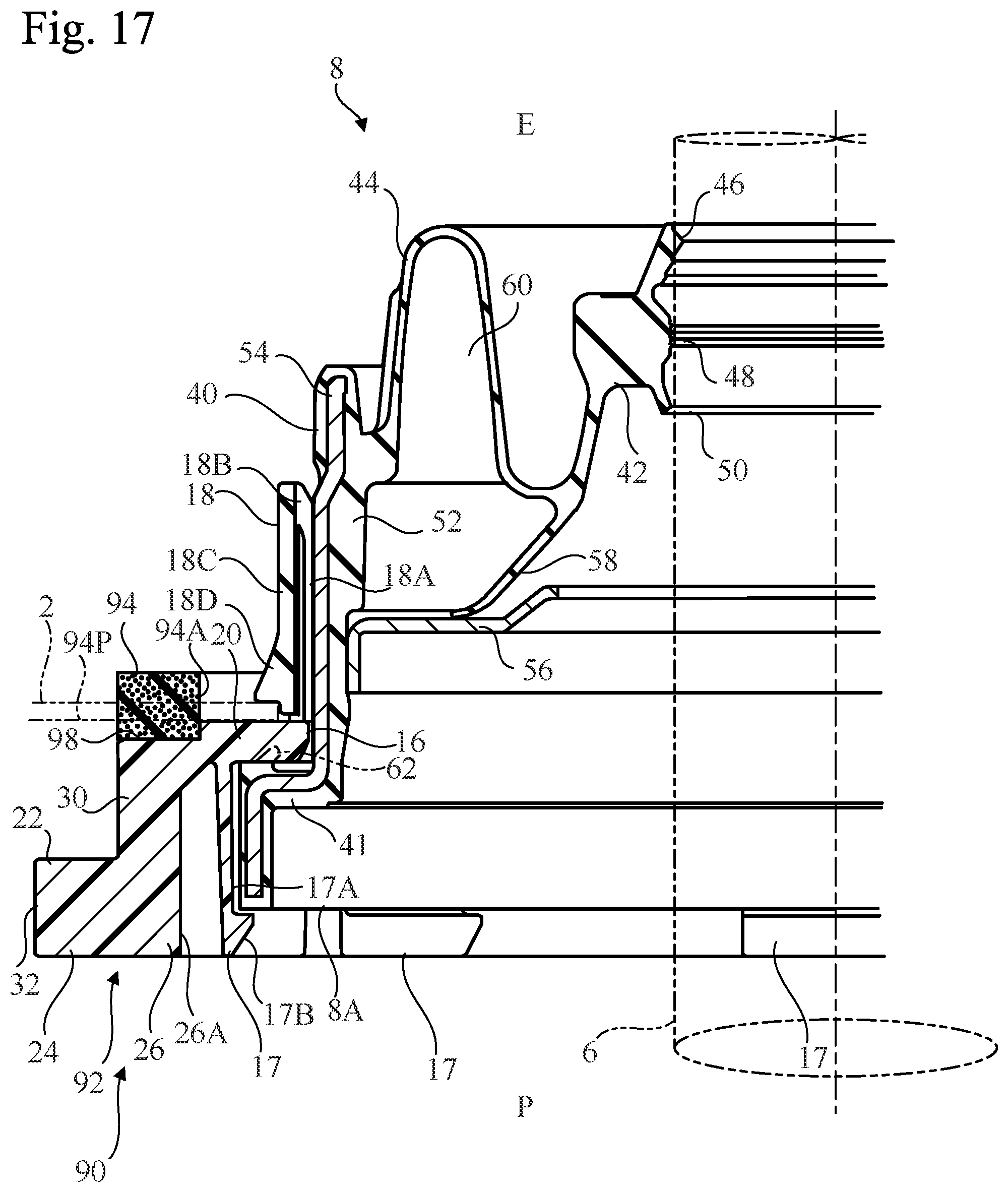 Patent US12098771 Figure 11 – Coupling device and sealing device