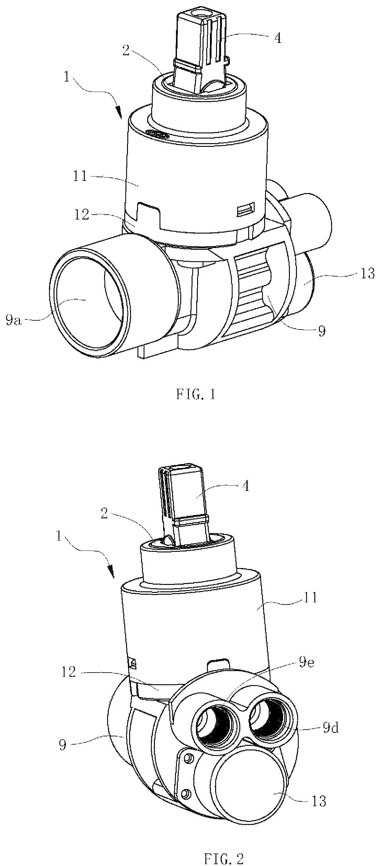 Patent US12098773 — Core seat for a valve core and a valve core module — Figure 1