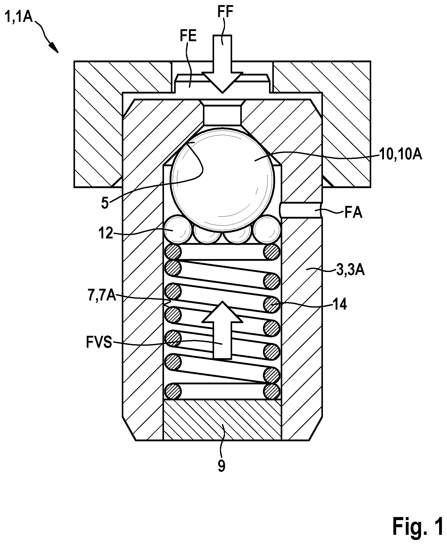 Patent US12098775 — Valve assembly — Figure 1