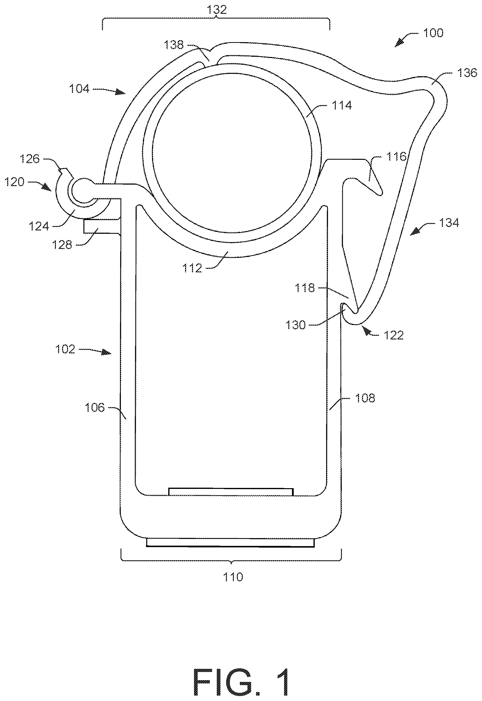 Patent US12098788 — Conduit mount bracket — Figure 1