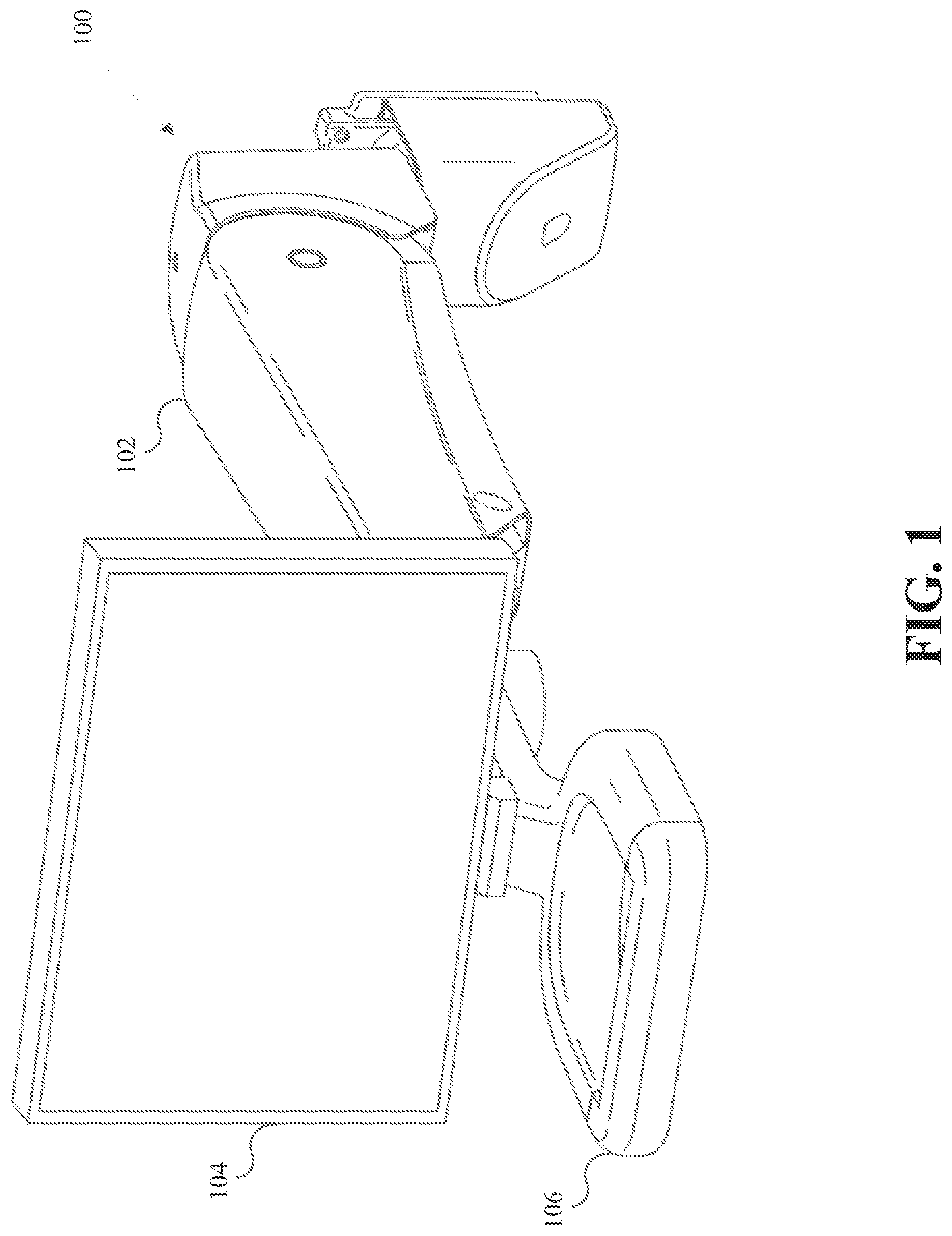 Patent US12098801 — Locking release mechanism for an articulated support arm — Figure 1