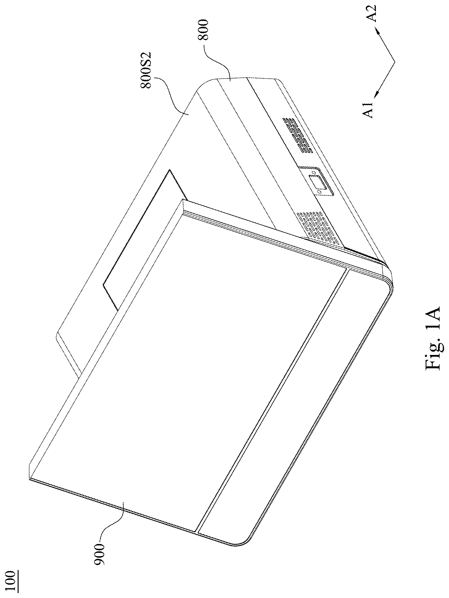 Patent US12098804 — Fixing device — Figure 1