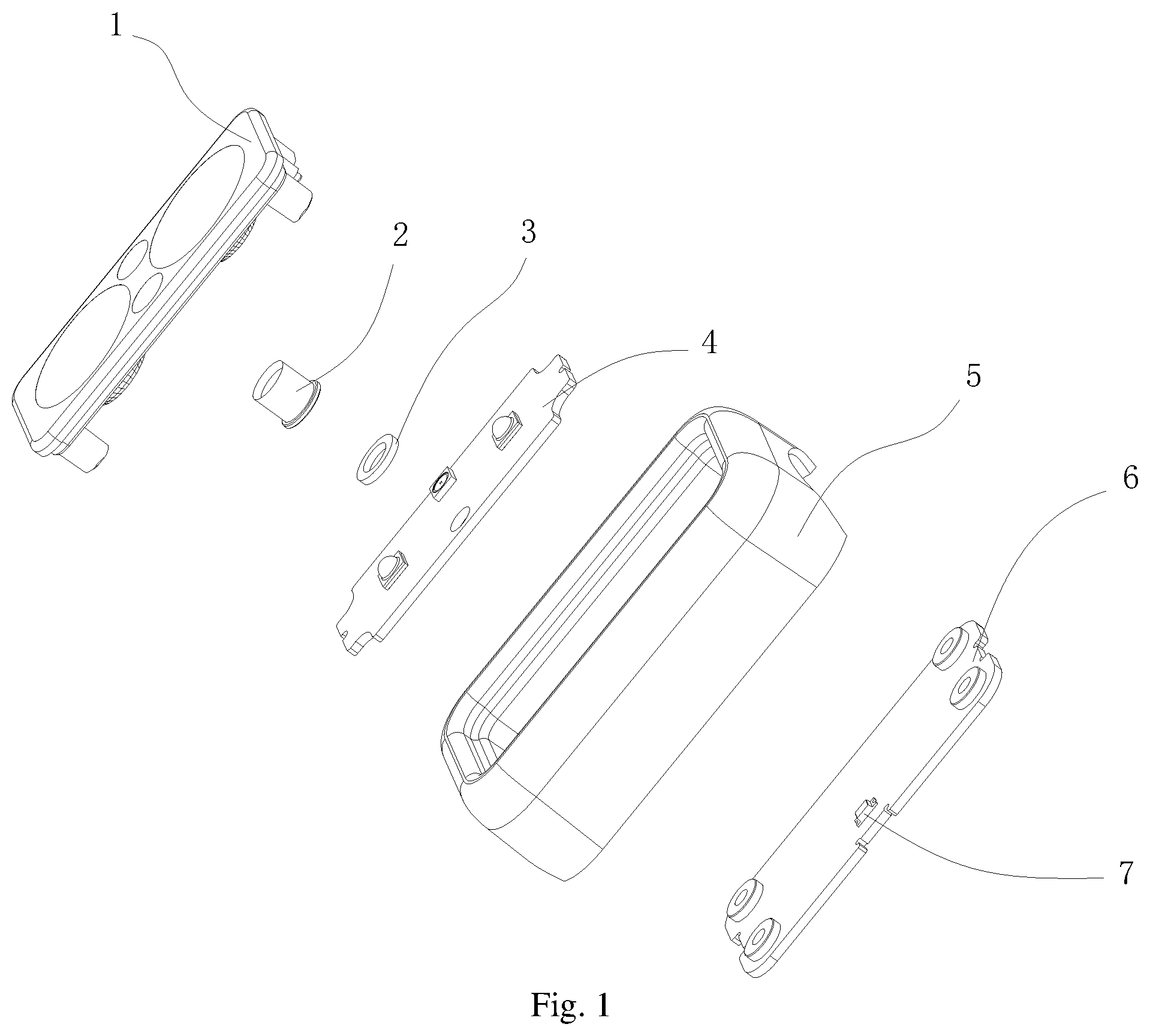Patent US12098815 — Headlamp light-sensing detection device, and headlamp — Figure 1