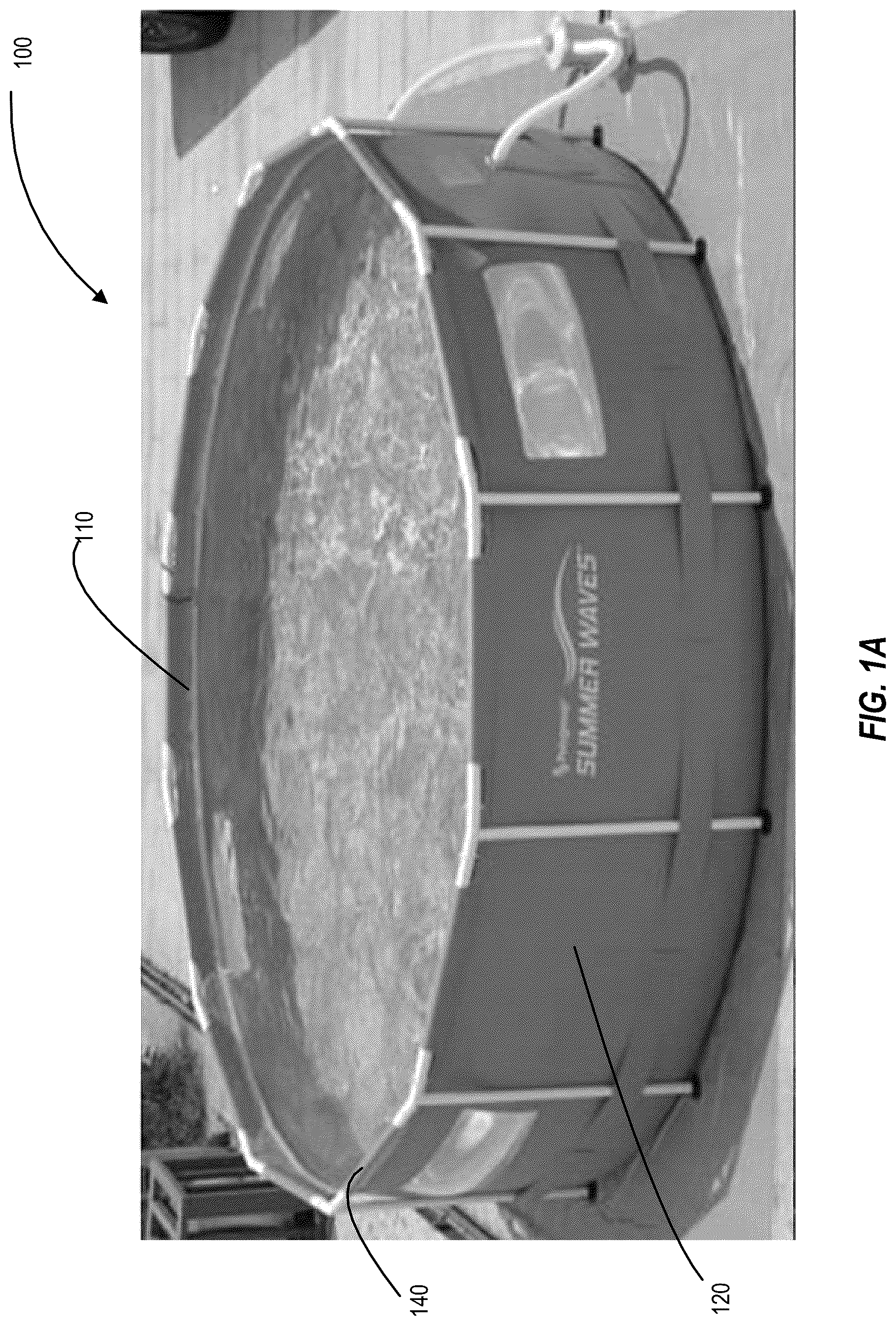 Patent US12098826 — Pool liner with LED light strings — Figure 1