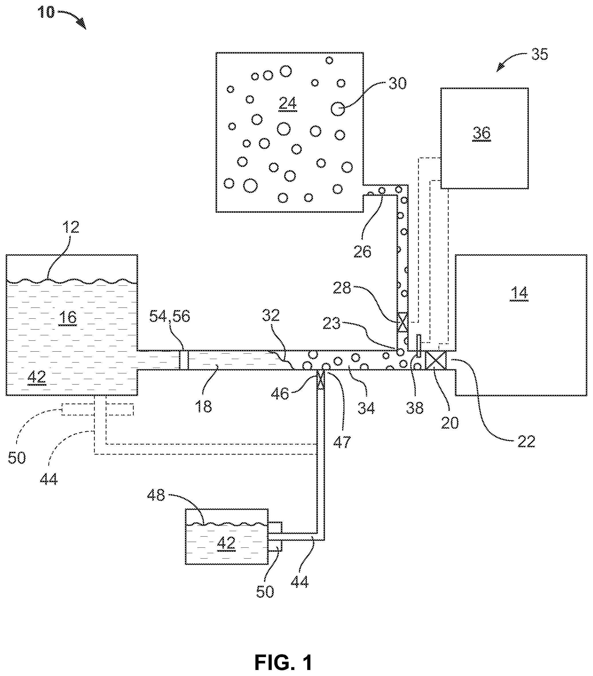 Patent US12098843 — Steam hammer pump and electrical power facility — Figure 1