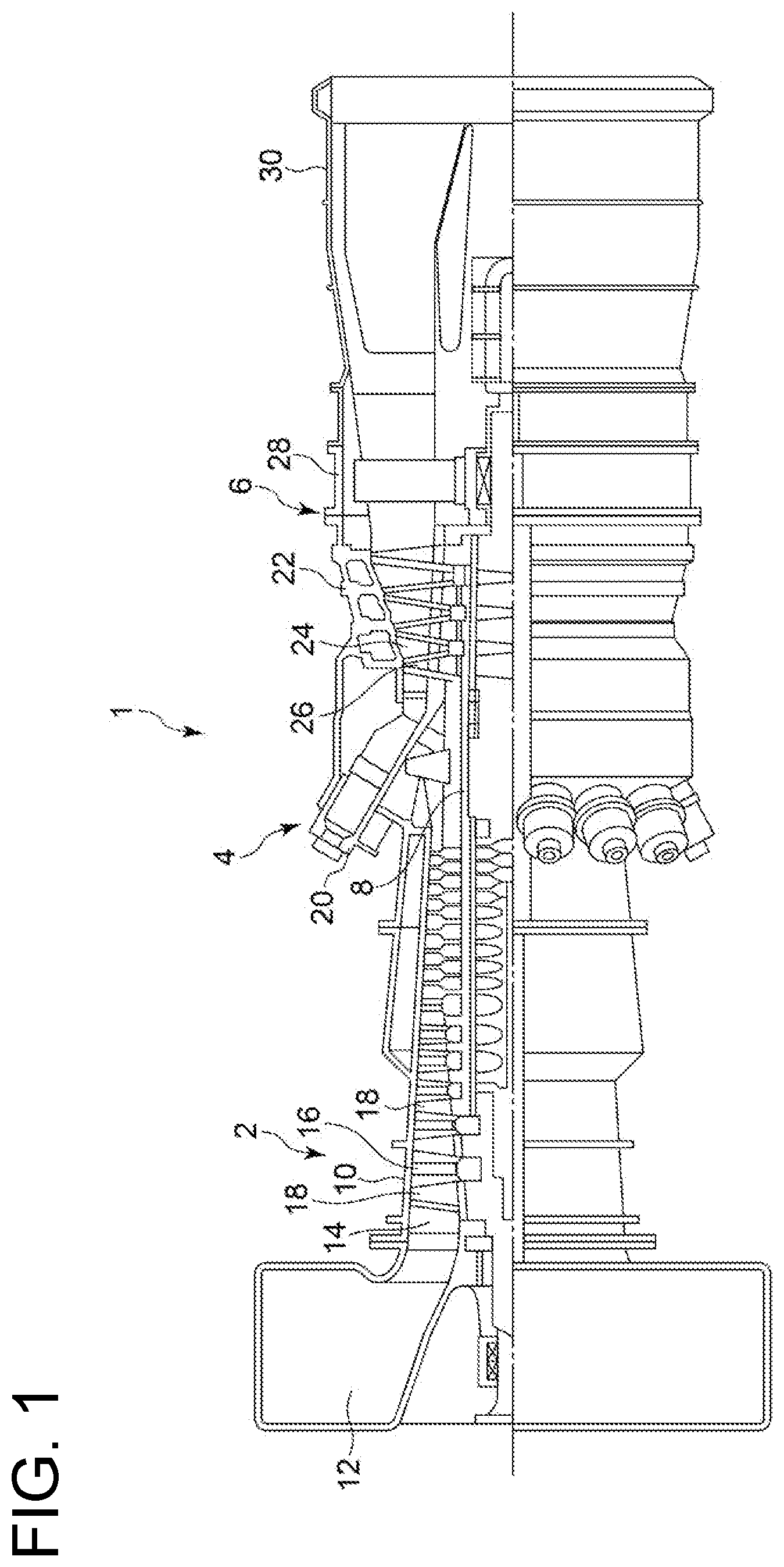 Patent US12098847 — Gas turbine combustor and gas turbine — Figure 1