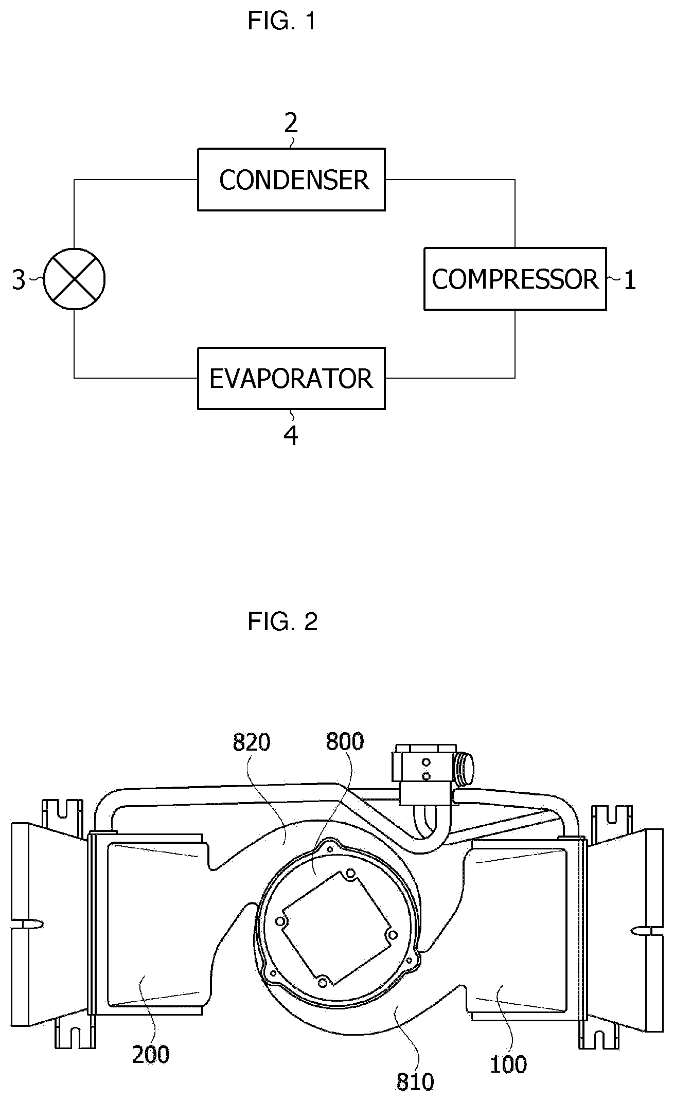 Patent US12098871 — Vehicle air-conditioning system — Figure 1
