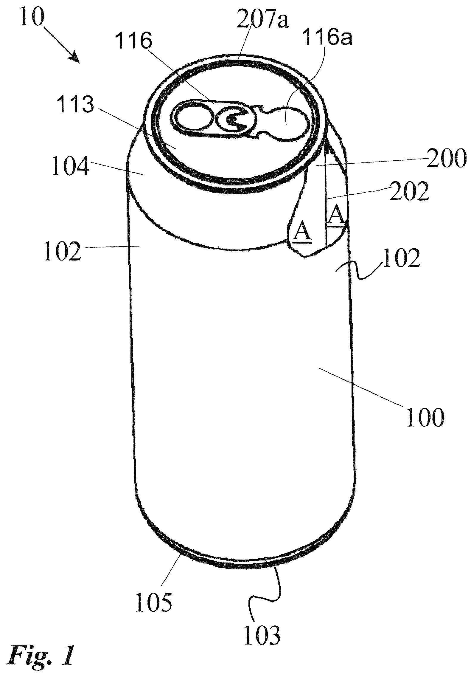 Patent US12098880 — Apparatus for chilling beverages and other food products and process of manufacture — Figure 1