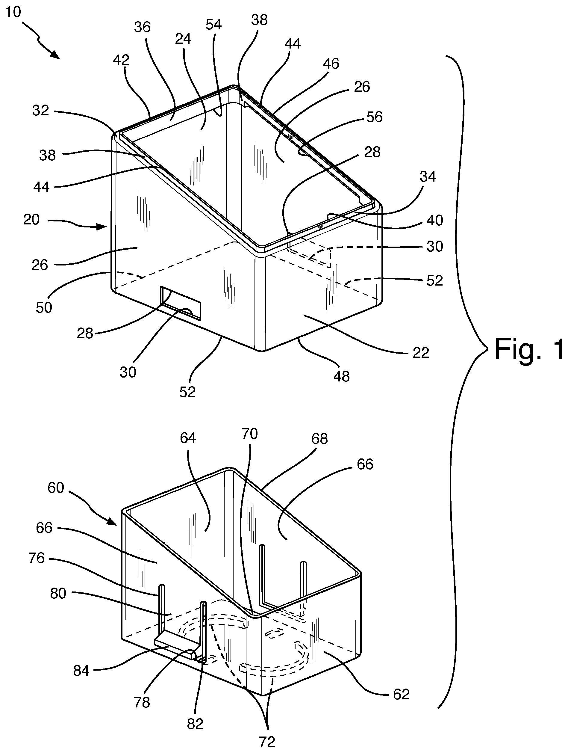 Patent US12098894 — Inverted locking mechanisms — Figure 1