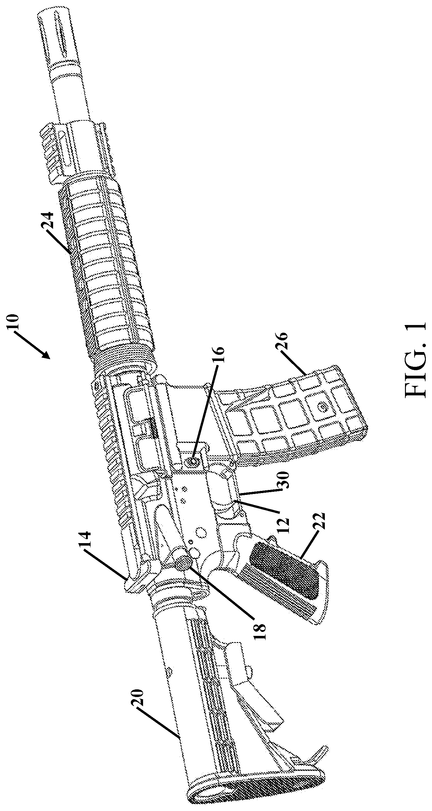 Patent US12098903 — Two-stage airgun fire and reset — Figure 1